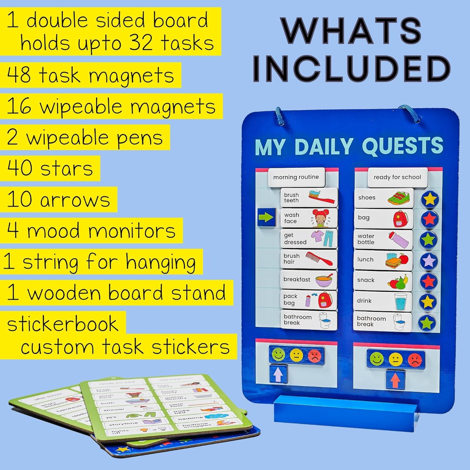 Magnetic Routine Board – Engaging Habit Tracker for Kids - Image 5