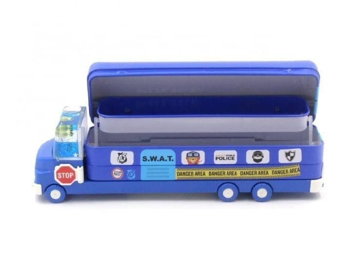 Kids Truck Pencil Case – Multi-Level Metal Double Decker | Indo Glow - Image 7