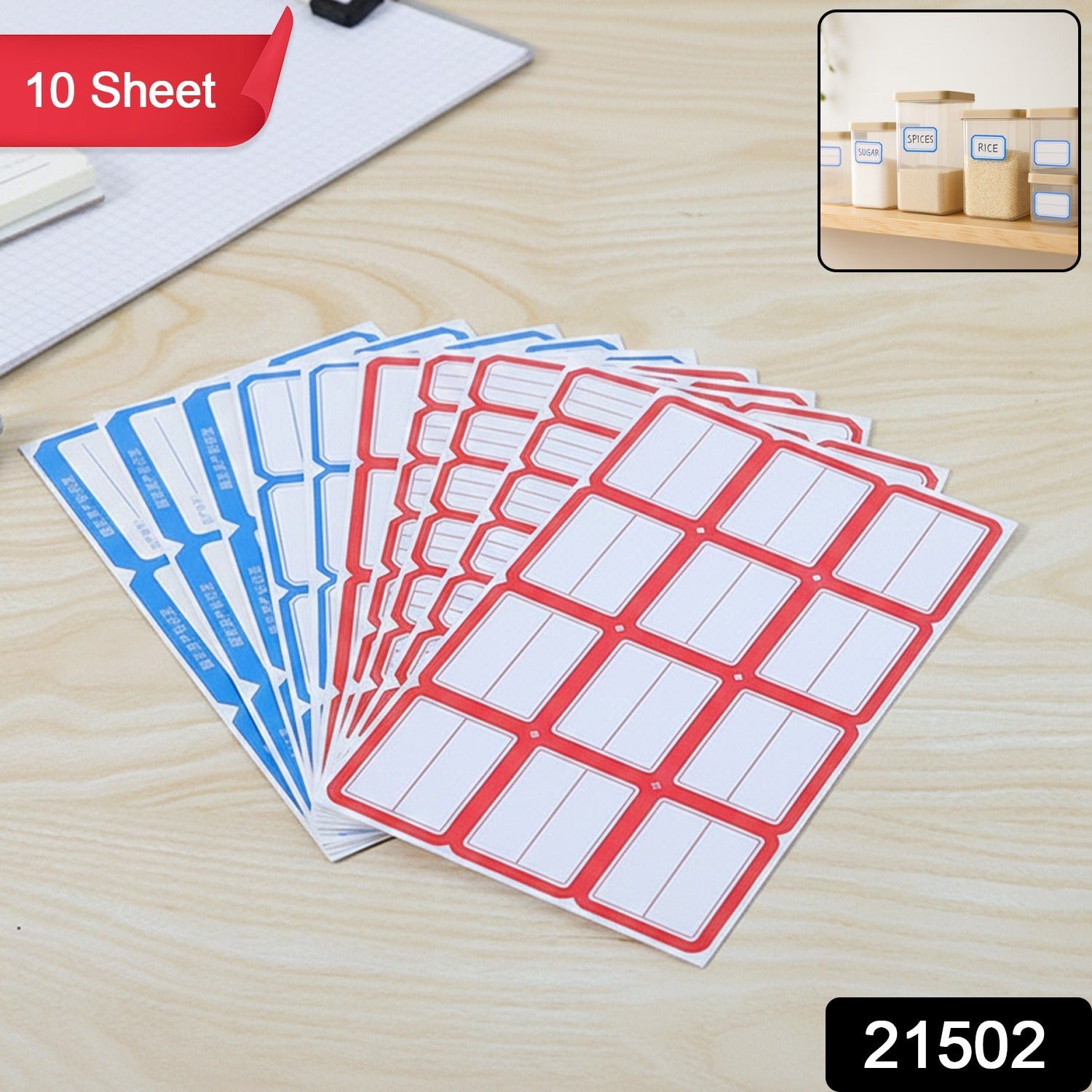 Self-Adhesive Shipping Label Stickers – 10 Durable Sheets - Image 2