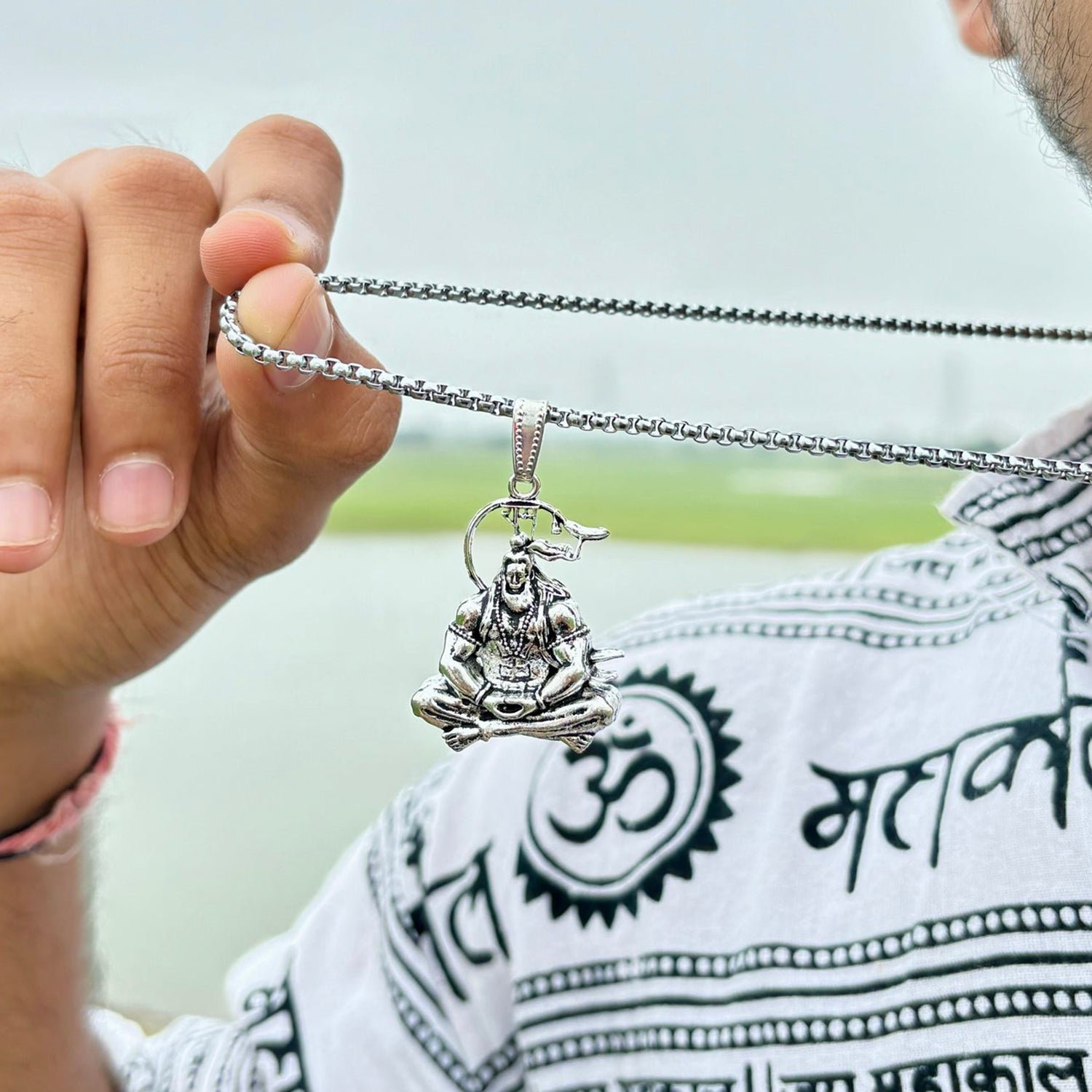 Hanuman Pendant - Spiritual Jewellery for Men & Women | Blessed Trinkets - Image 4