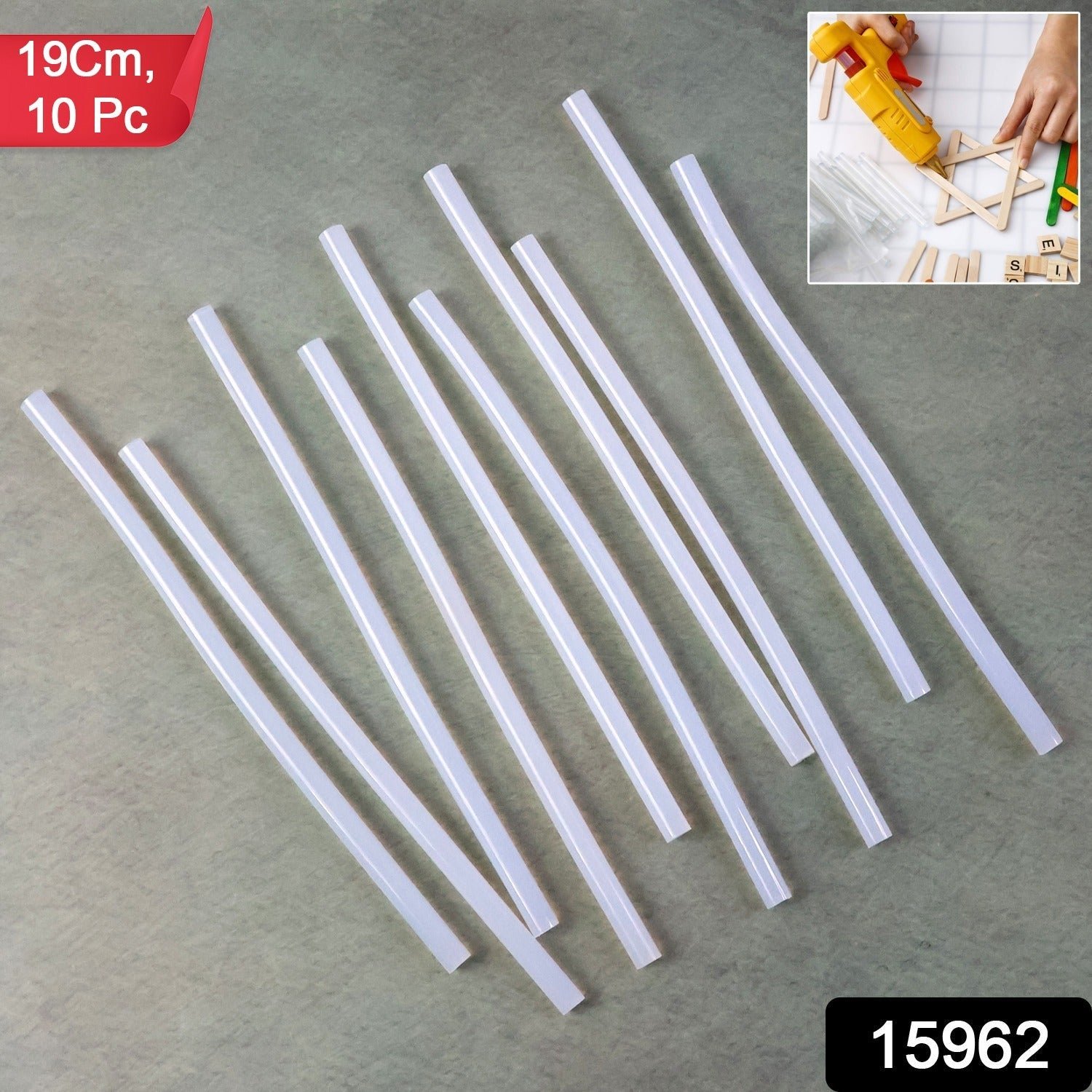 Transparent Hot Melt Glue Sticks – Strong Adhesive for DIY & Crafting - Image 2