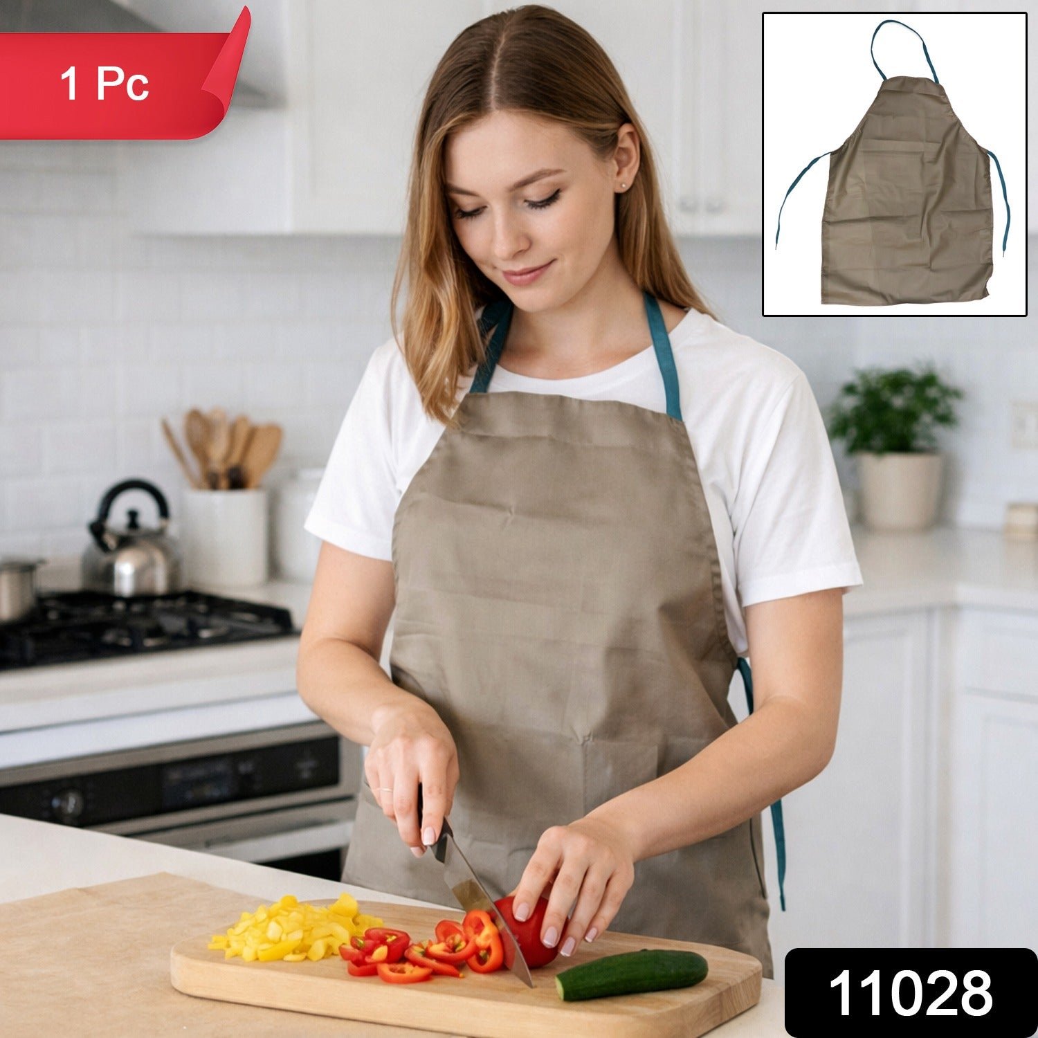 Cooking Apron – Full Coverage & Adjustable Multipurpose Kitchen Apron - Image 2
