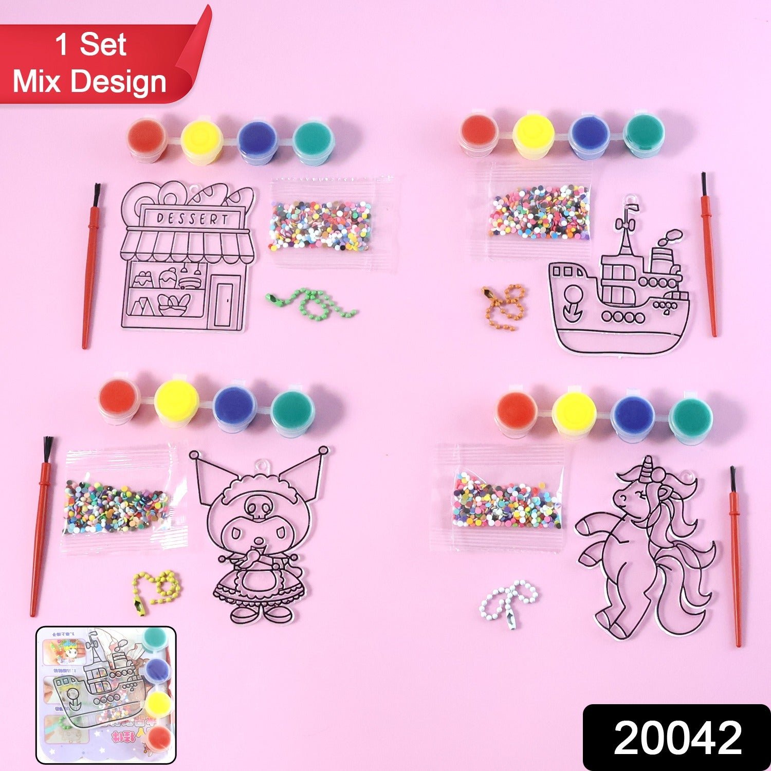 Kids Paint Coloring & Craft Activity Set – Complete Creative DIY Kit - Image 2