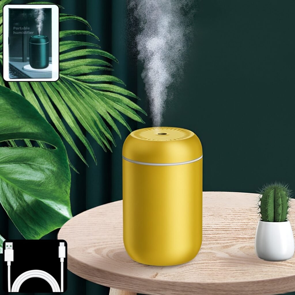 USB Mini Air Humidifier – Portable, Quiet Mist Diffuser for Home