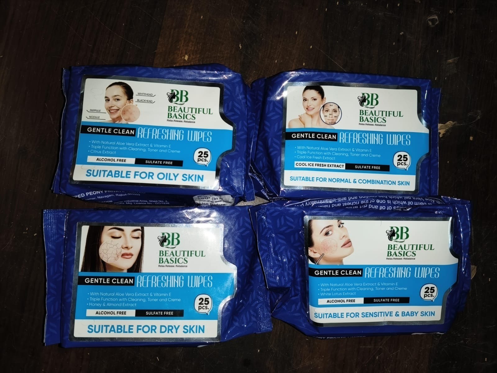 Gentle Face Wipes for All Skin Types - 4x25 Pcs | Beautiful Basics - Image 11