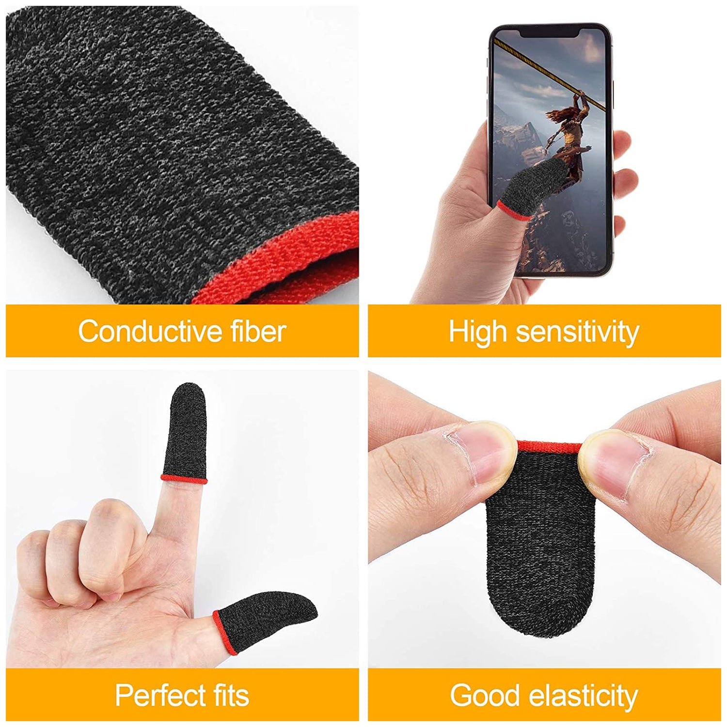 Gaming Finger Sleeves – Anti-Sweat & Enhanced Control | Phonixio - Image 4