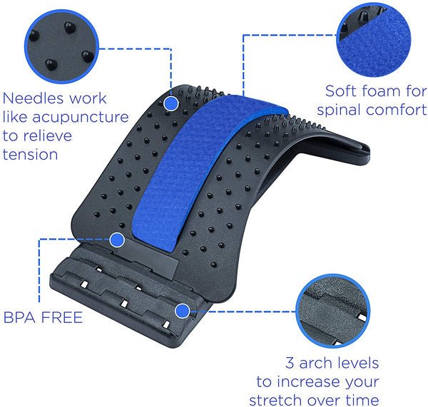 Multi-Level Back Stretcher – Pain Relief & Posture Corrector | FitFuzion - Image 7
