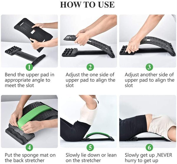 Multi-Level Back Stretcher – Pain Relief & Posture Corrector | FitFuzion - Image 6