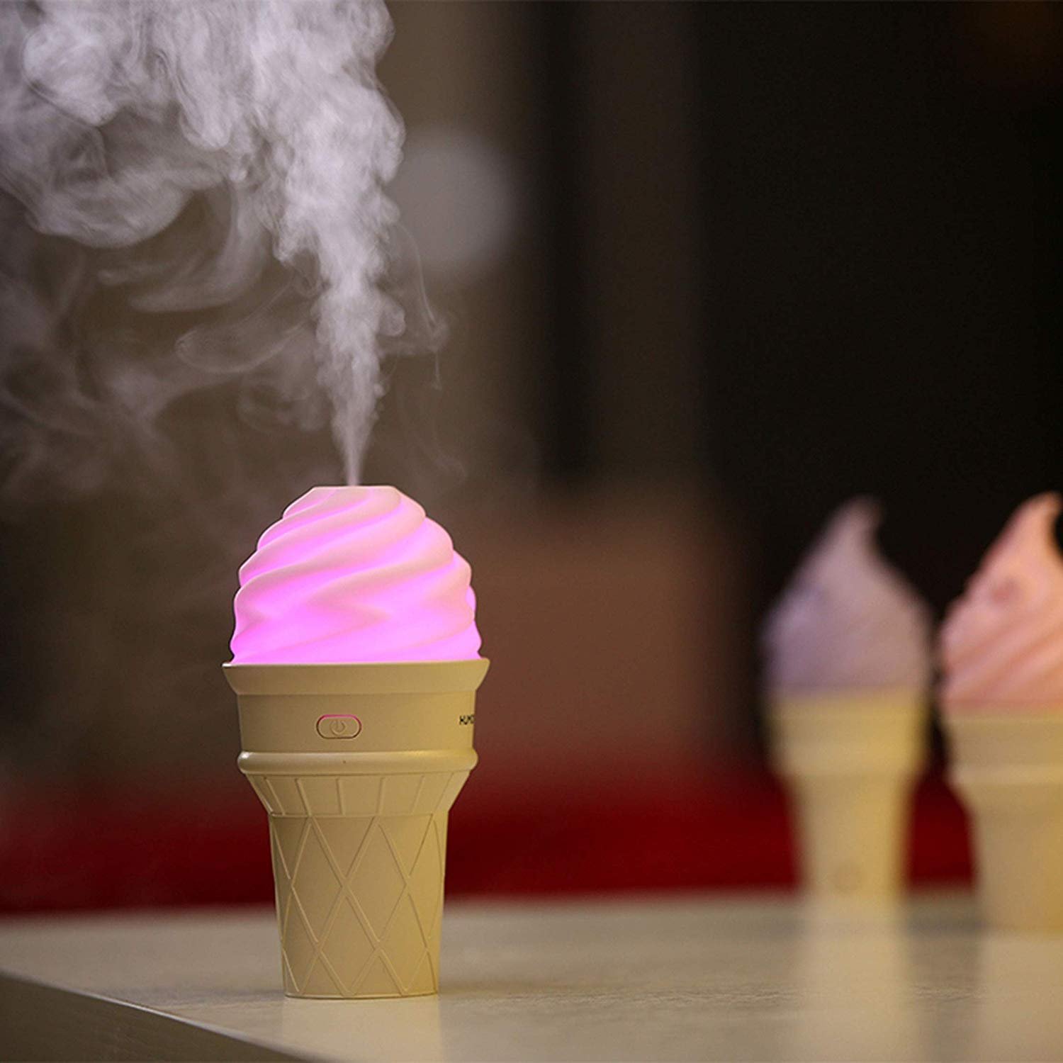 Ice Cream LED Humidifier – Portable Air Moisturizer & Fragrance Diffuser - Image 4
