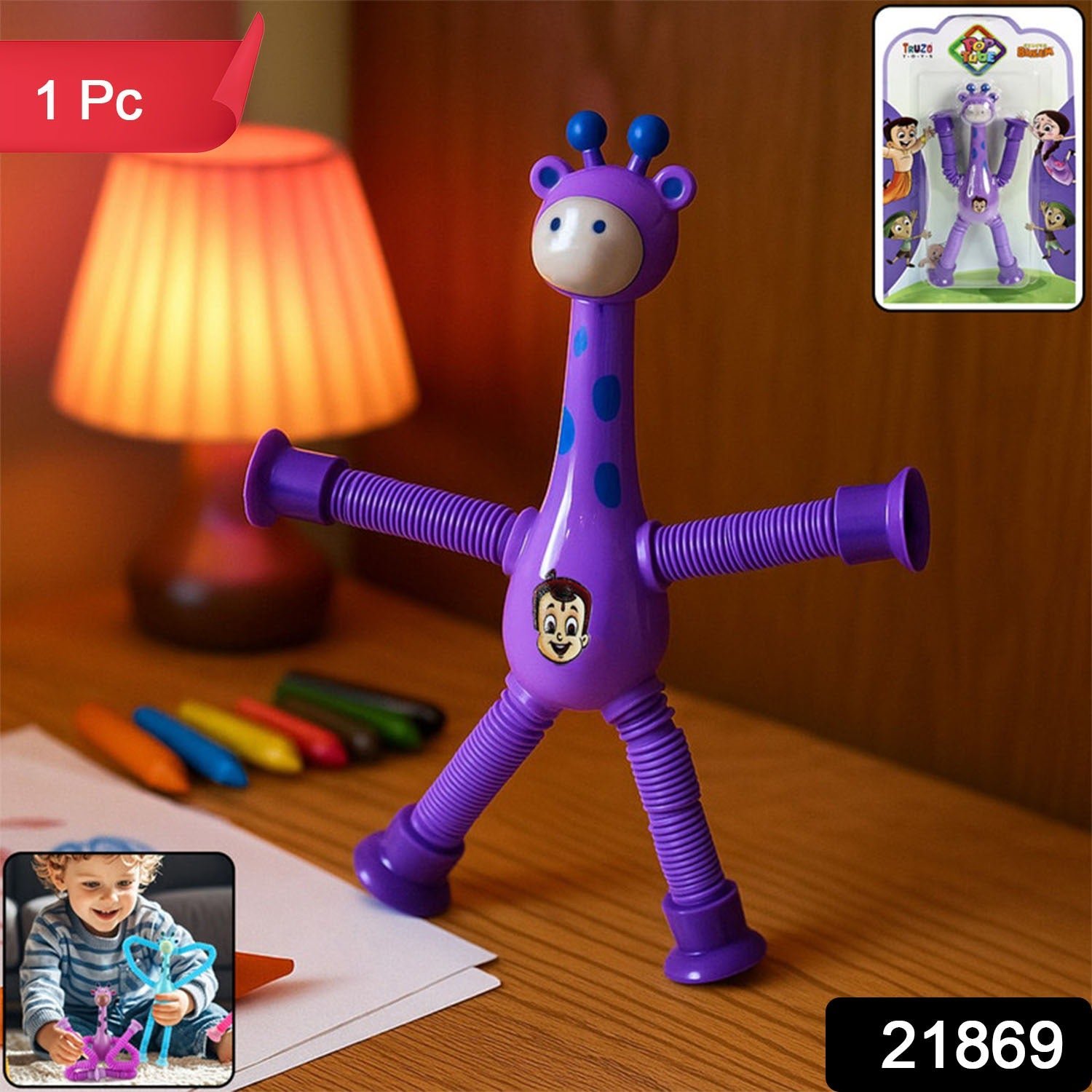 Giraffe Shape Magic Spring Toy – Flexible & Bendable Fun - Image 2