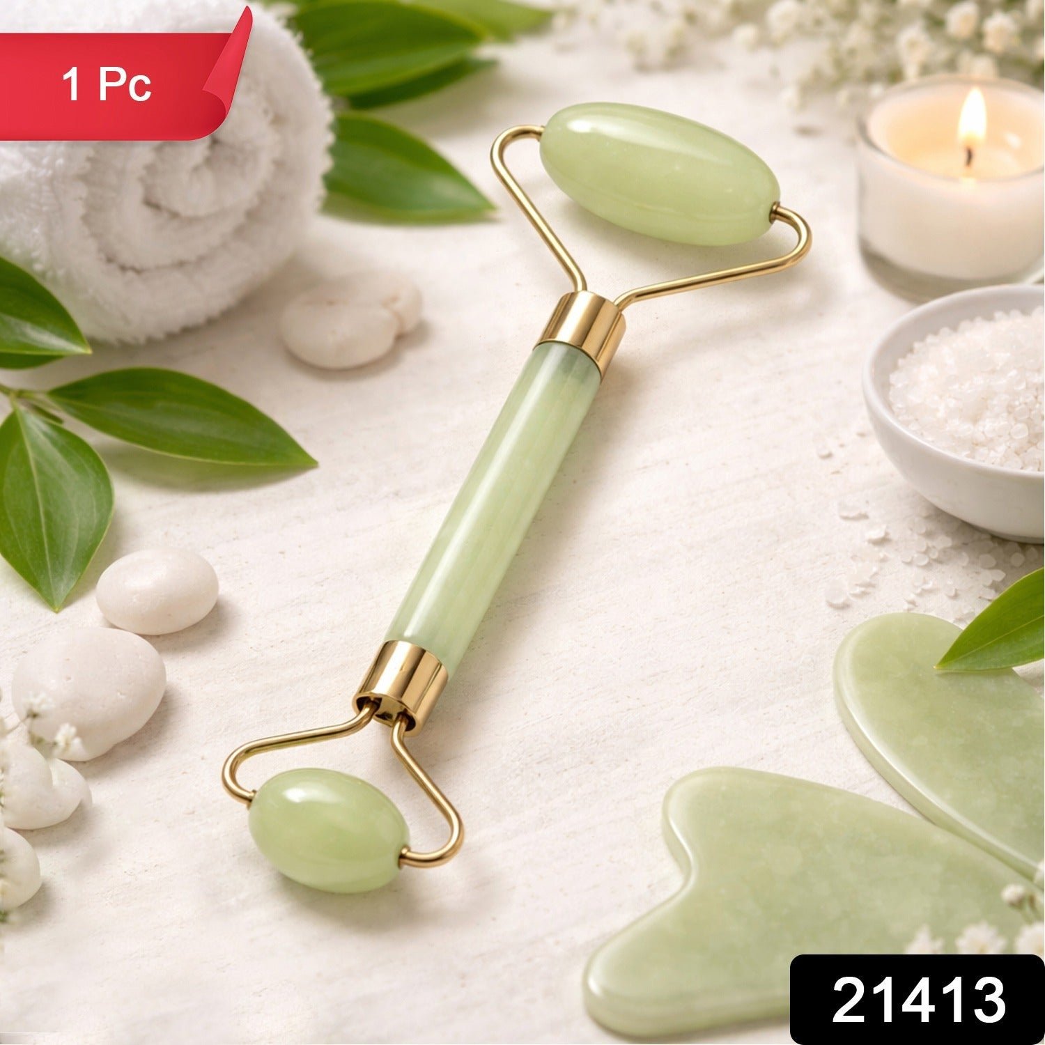 Double Head Face Roller – Puffiness Relief & Skin Rejuvenation - Image 2