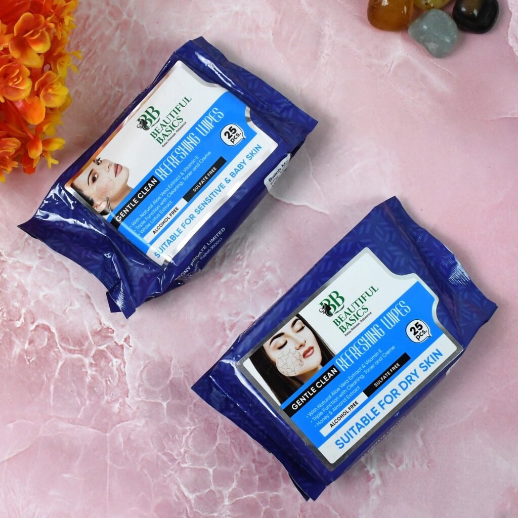 Face Wipes for Dry Sensitive Skin - Gentle Cleansing | Beautiful Basics