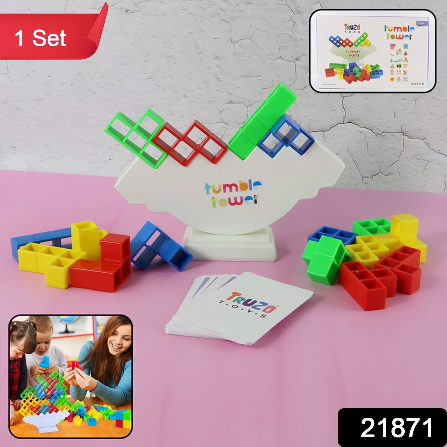 Tumble Tower Balancing Blocks – Fun Educational Stacking Game - Image 2