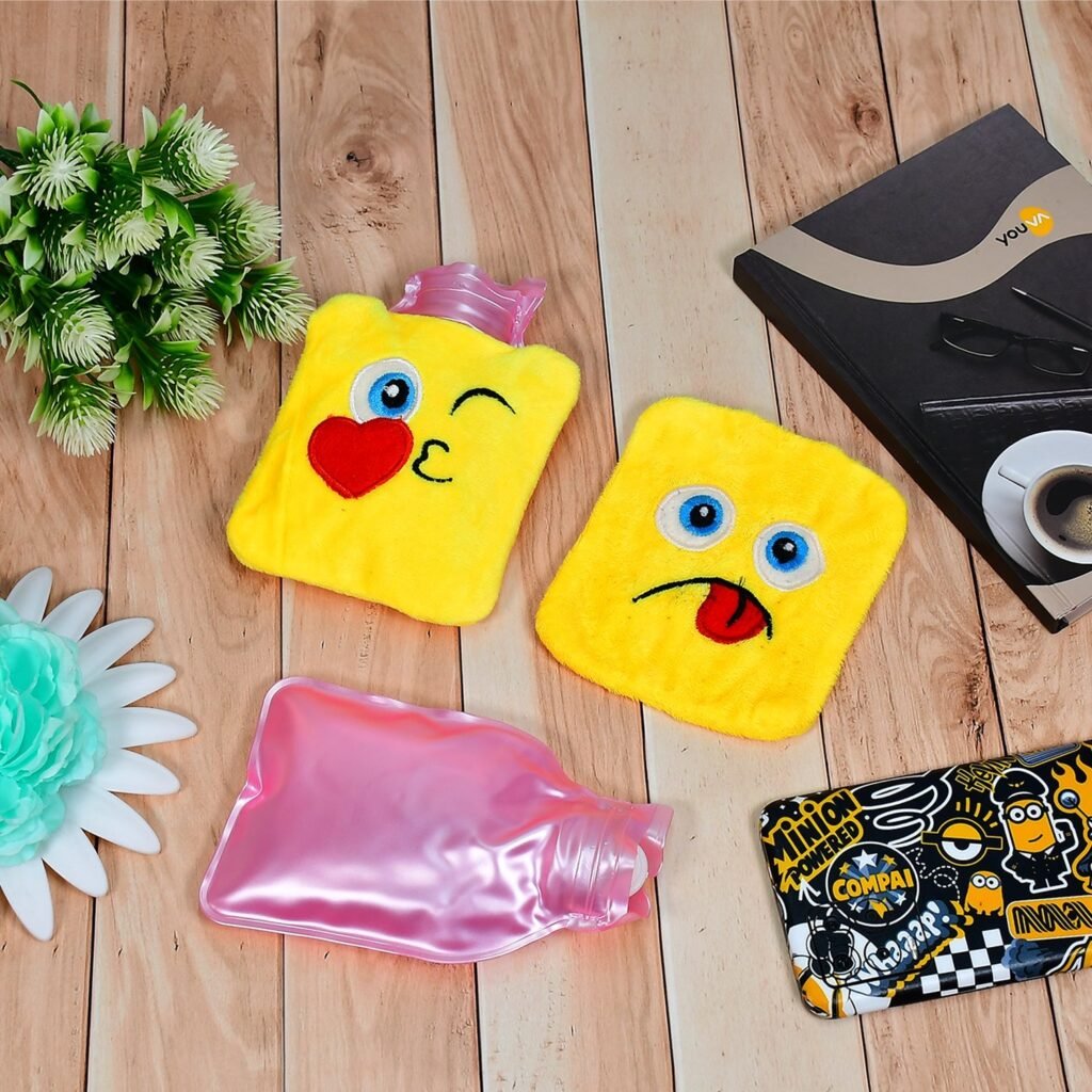 Mini Hot Water Bag - Emoji Relief for Pain & Cramps | Velvet Wellness