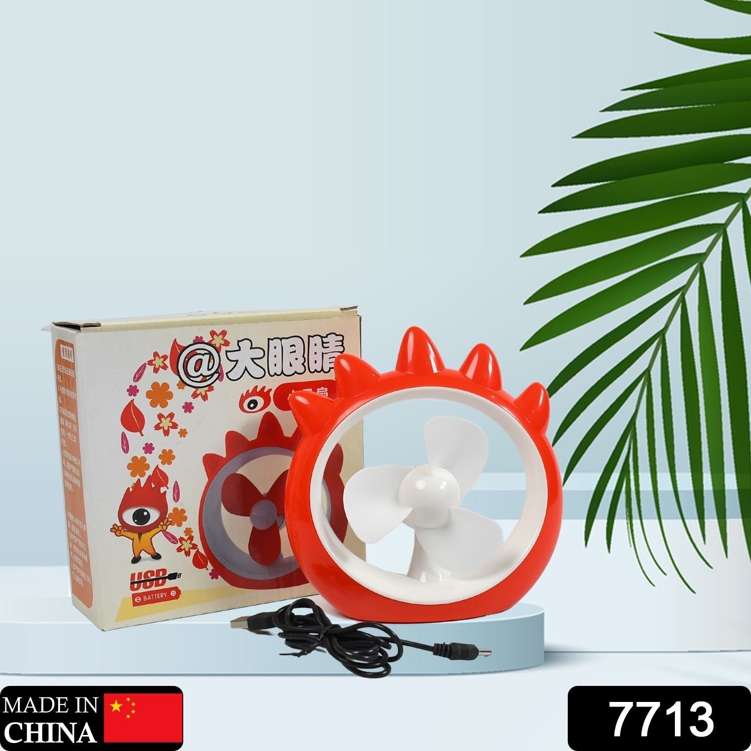 Mini USB Rechargeable Desktop Fan – Compact & Quiet Cooling - Image 2