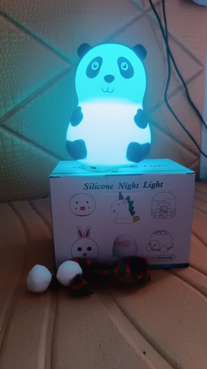 Panda Night Light - 7-Color LED Touch Sensor Lamp | Indo Glow - Image 10