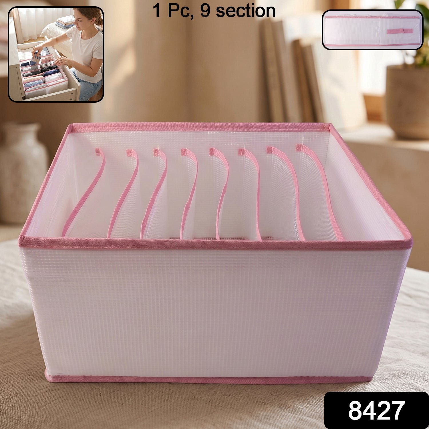 Clothes Storage Organizer – Foldable, Space-Saving & Durable Fabric - Image 2