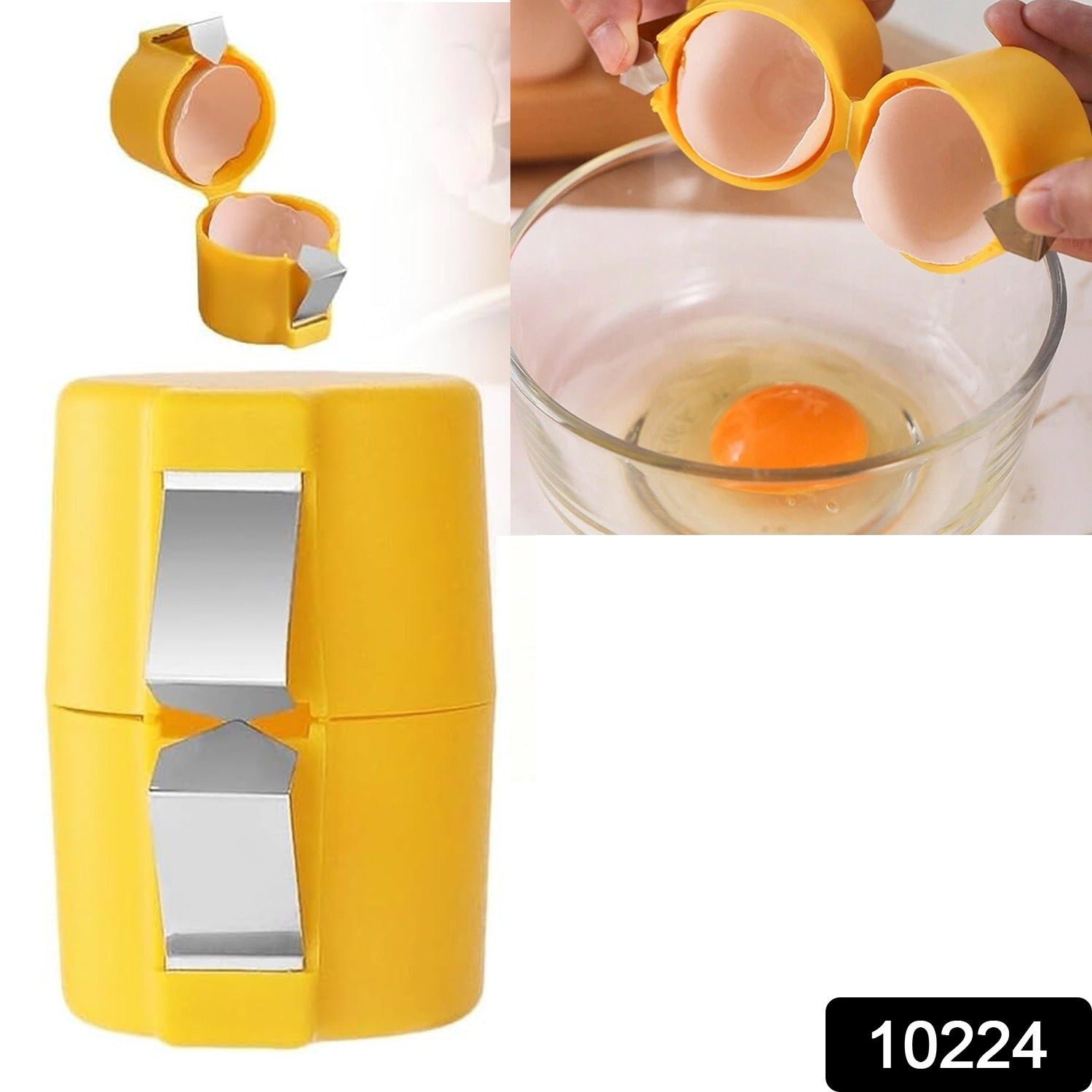 Egg Shell Opener - Handheld Egg Cracker Tool for Raw Eggs | Quickslice - Image 2