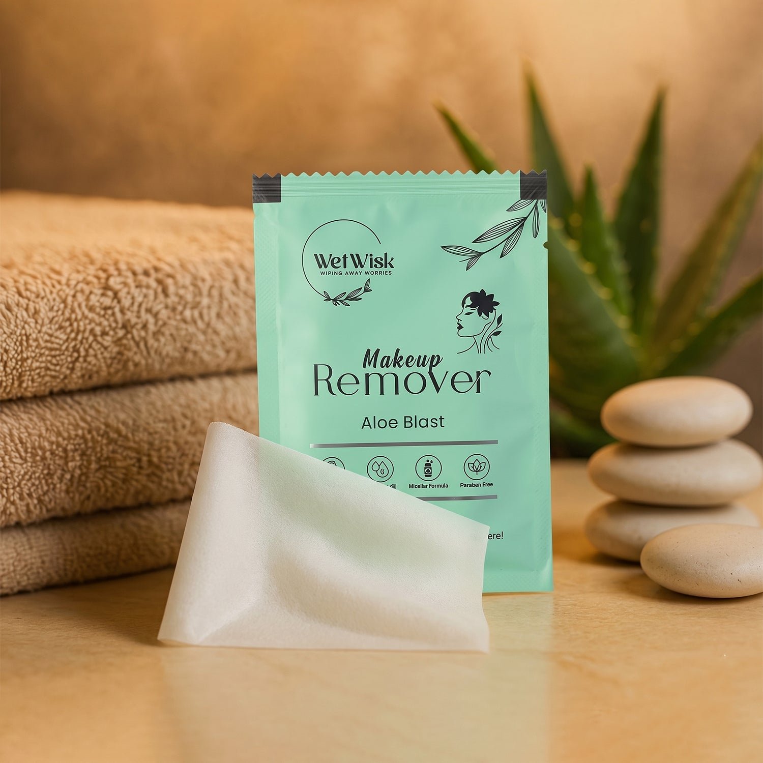 Makeup Remover Wet Wipes – Gentle & Travel-Friendly Facial Cleansing - Image 5