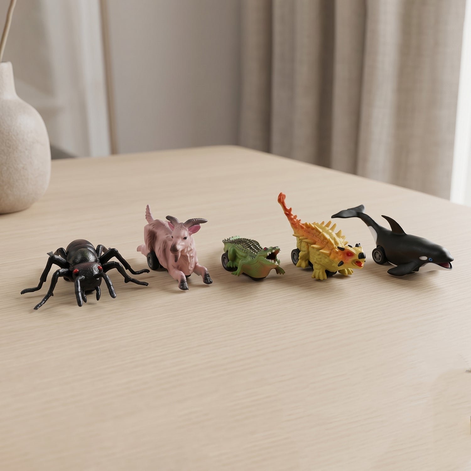 Kids Animal Pull Back Toy – Fun Rolling Motion & Imaginative Play - Image 6
