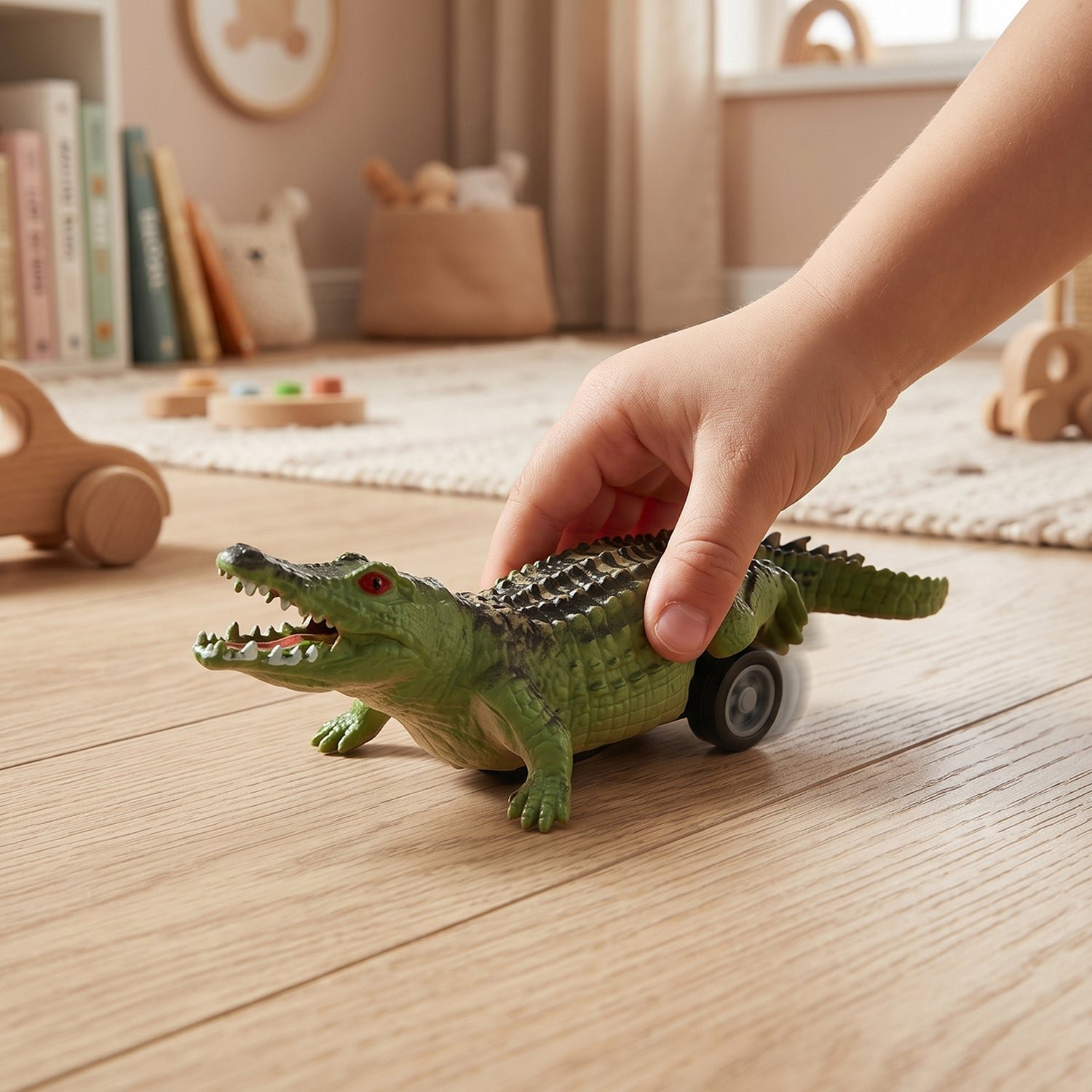 Kids Animal Pull Back Toy – Fun Rolling Motion & Imaginative Play - Image 5