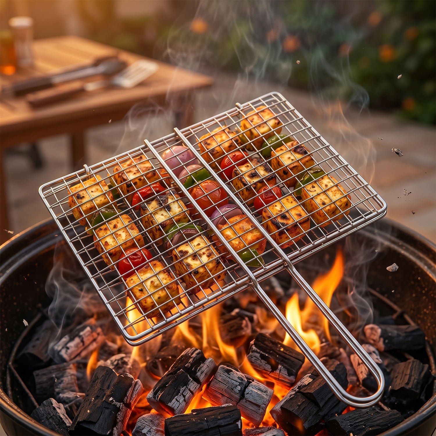 Stainless Steel BBQ Grill Mesh – Foldable & Durable for Outdoor Cooking - Image 3