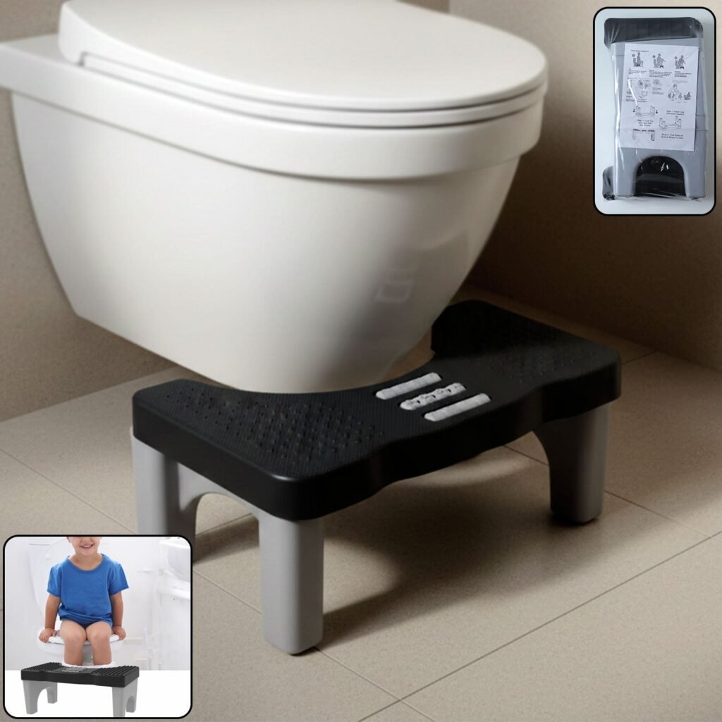 Portable Toilet Potty Stool – Ergonomic Foot Rest for Comfort