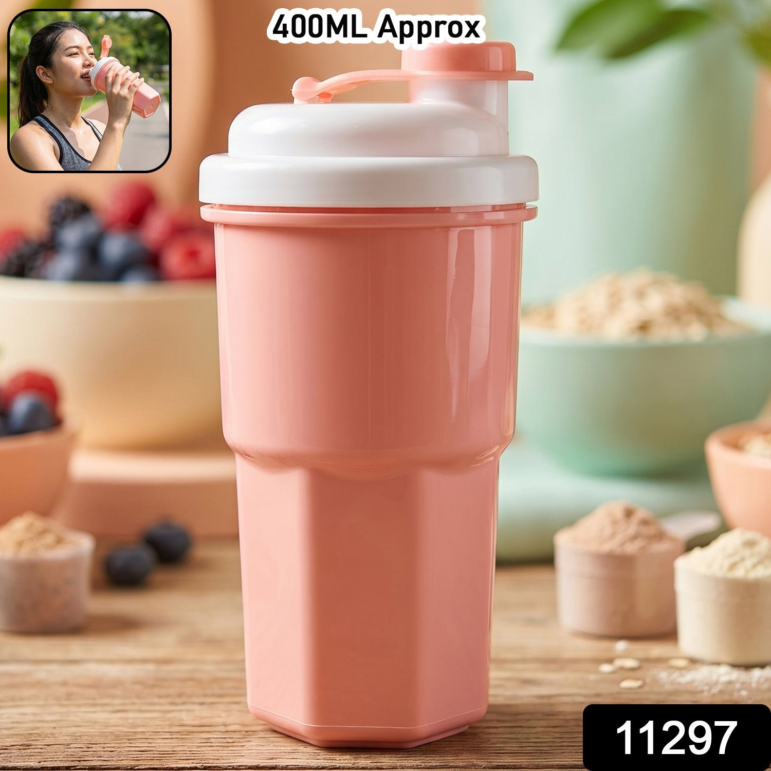 Protein Tumbler – Leakproof Shake Bottle for Gym & Travel - Image 2