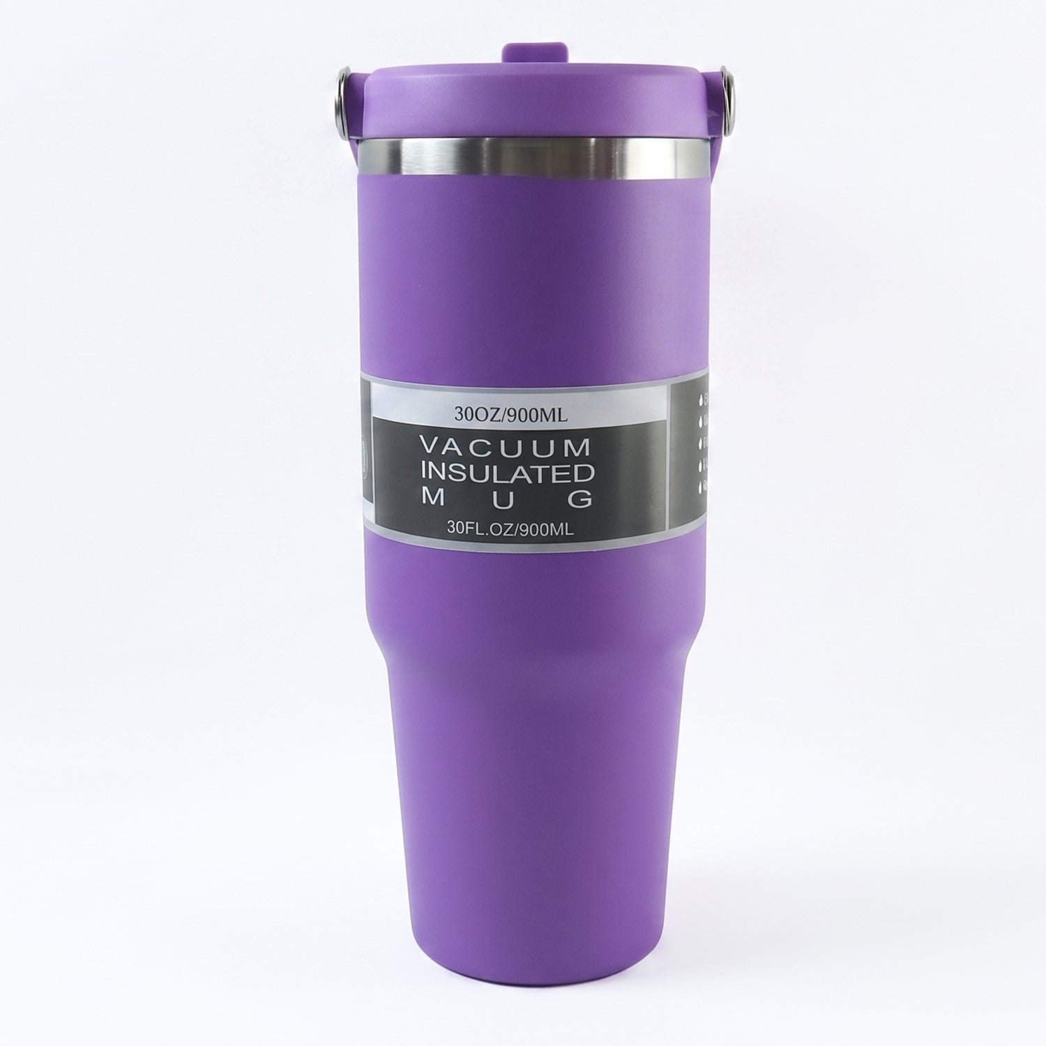 Vacuum Insulated Travel Mug – 890ML Stainless Steel Hot & Cold - Image 4