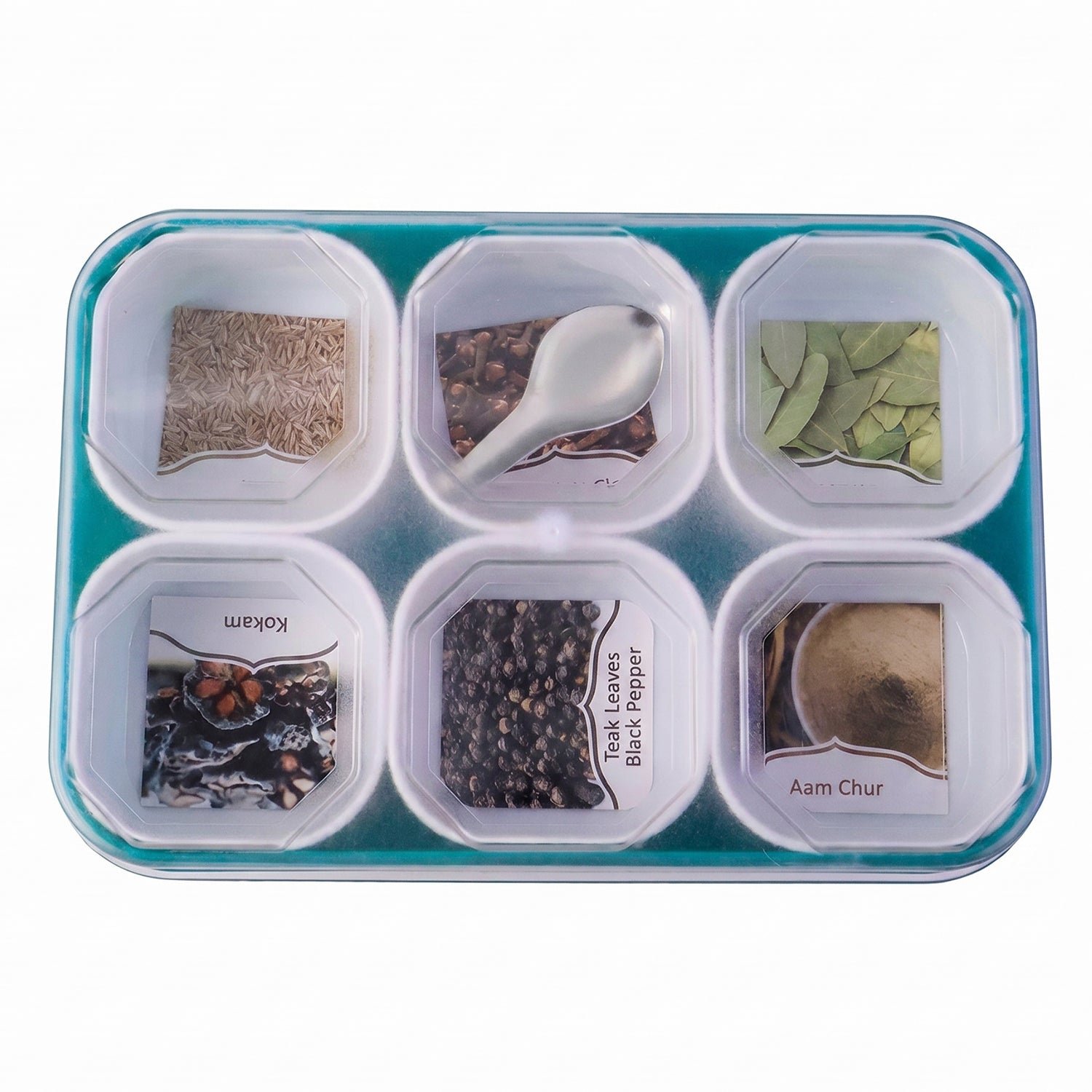 Spice Storage Box – 6 Compartments for Easy Kitchen Organization - Image 5
