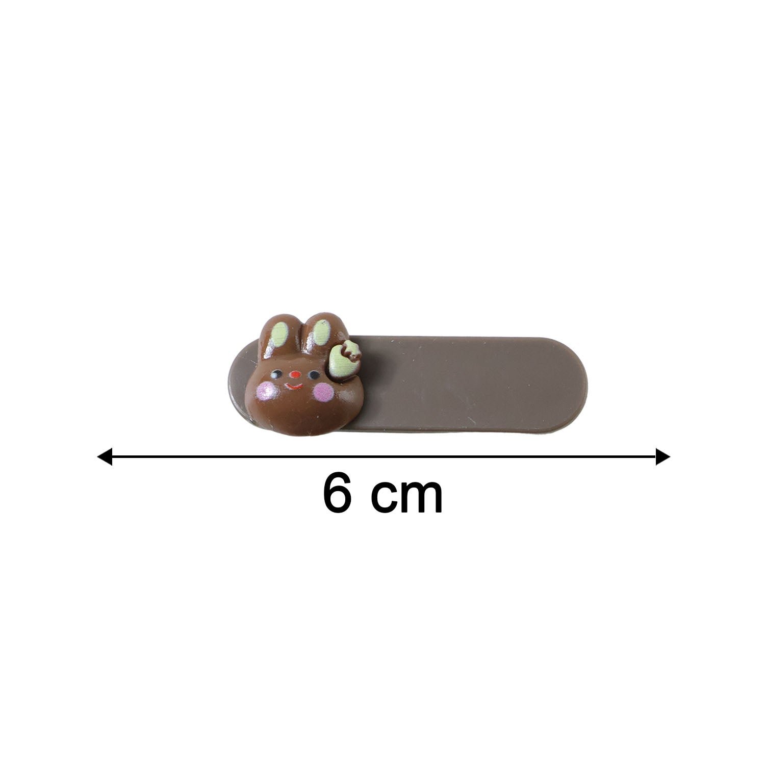 Bunny Face Hair Clips – Cute Decorative Snap Set of 4 - Image 6
