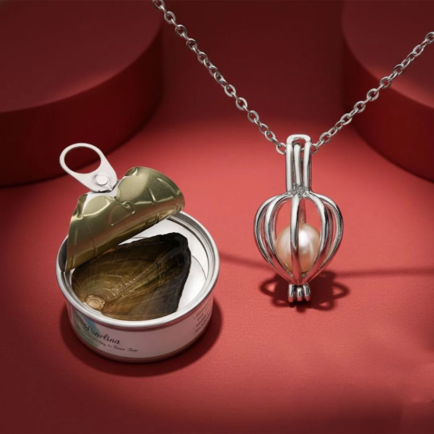 Pearl Necklace Gift Set – Elegant Heart Box & Inspirational Card - Image 3