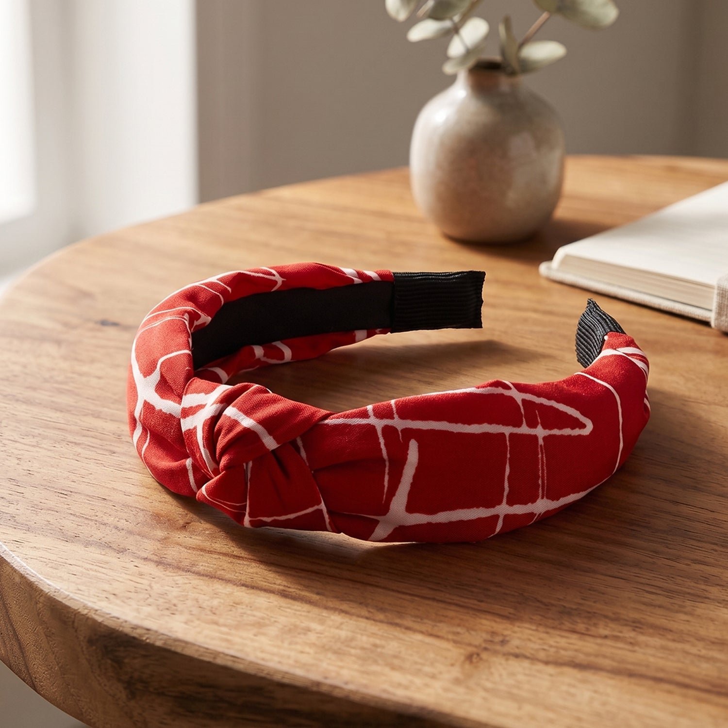 Printed Knot Hairband – Stylish & Comfortable for Women - Image 3