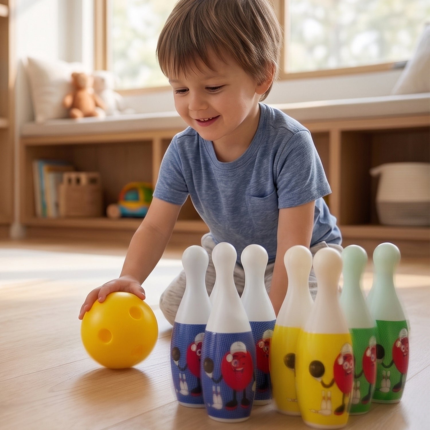 Kids Bowling Set – Develops Motor Skills & Coordination - Image 5
