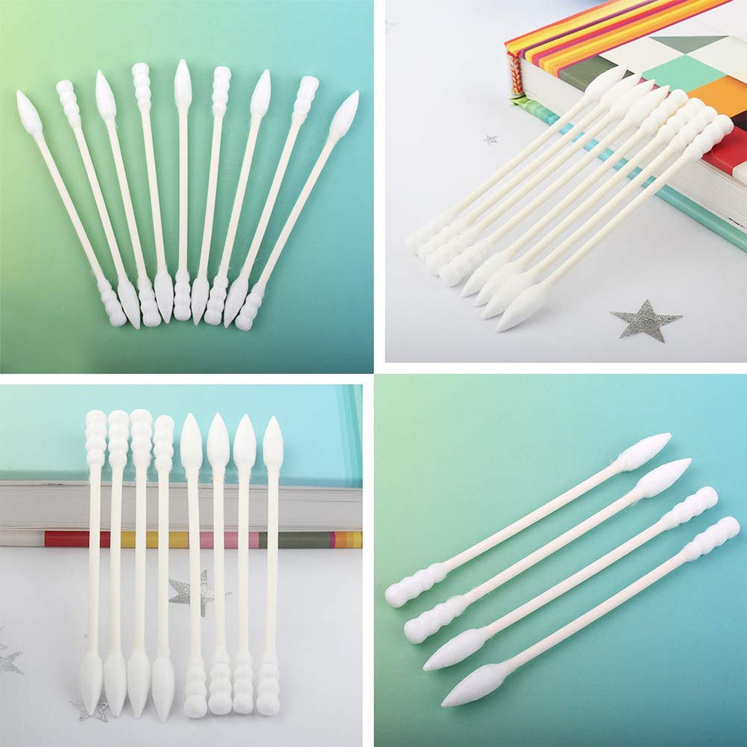 Cotton Ear Buds Set – 200 Soft Tips with Storage Jar - Image 4