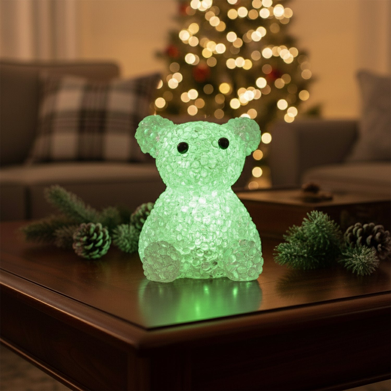 Bear LED Night Lamp – Color-Changing Decorative Glow - Image 4