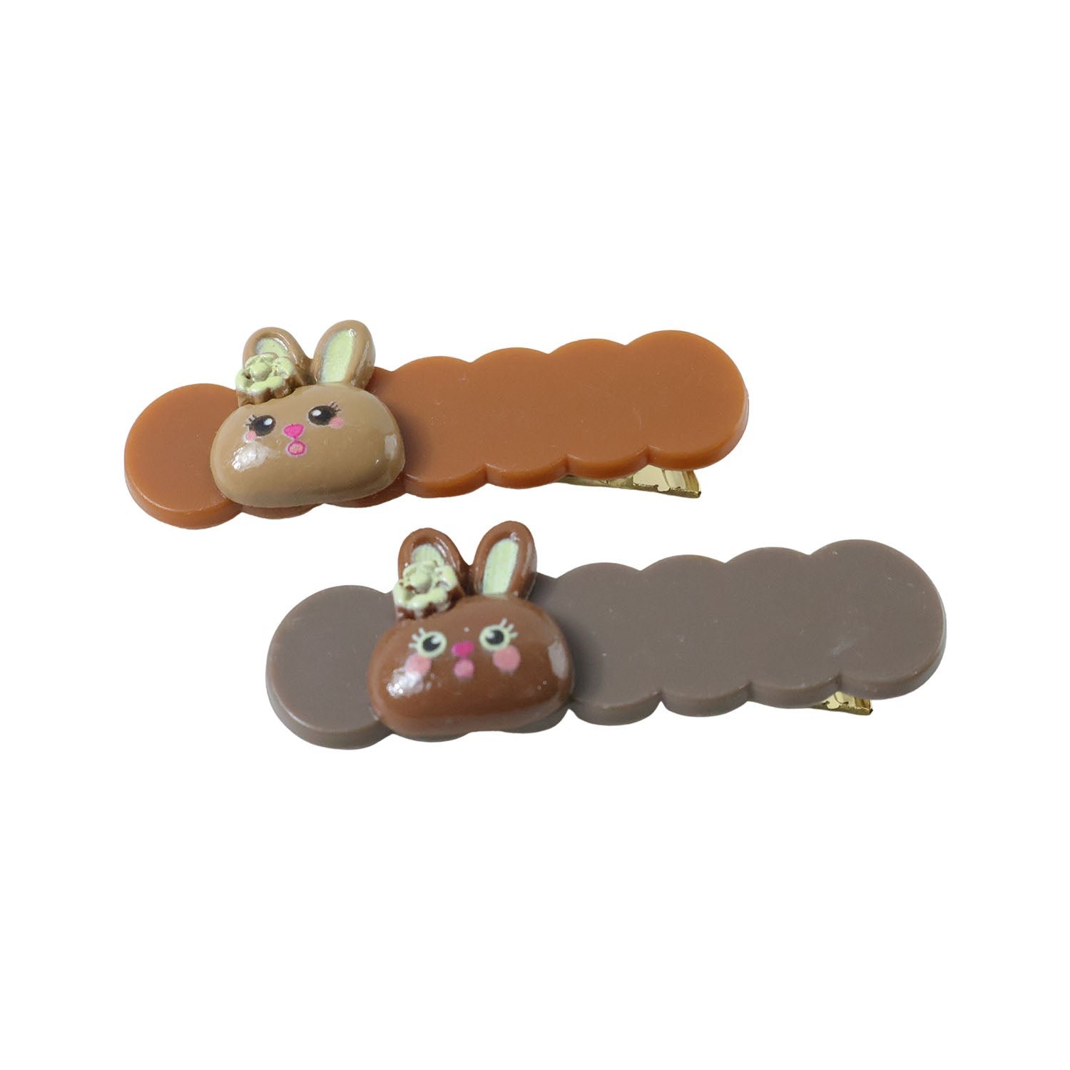 Bunny Hair Clips – Cute Cartoon Decorative Snap Set (4 Pc) - Image 5