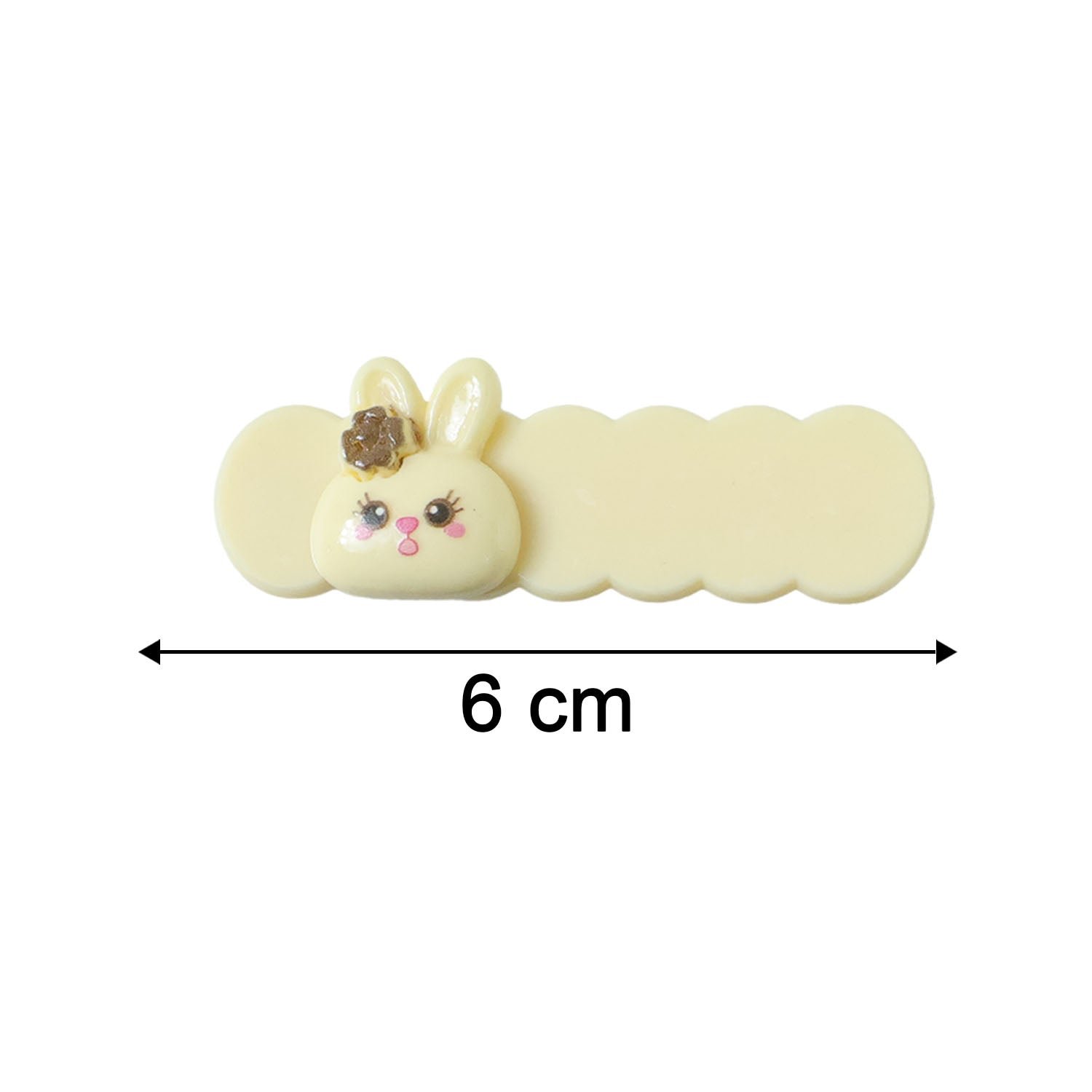 Bunny Hair Clips – Cute Cartoon Decorative Snap Set (4 Pc) - Image 6