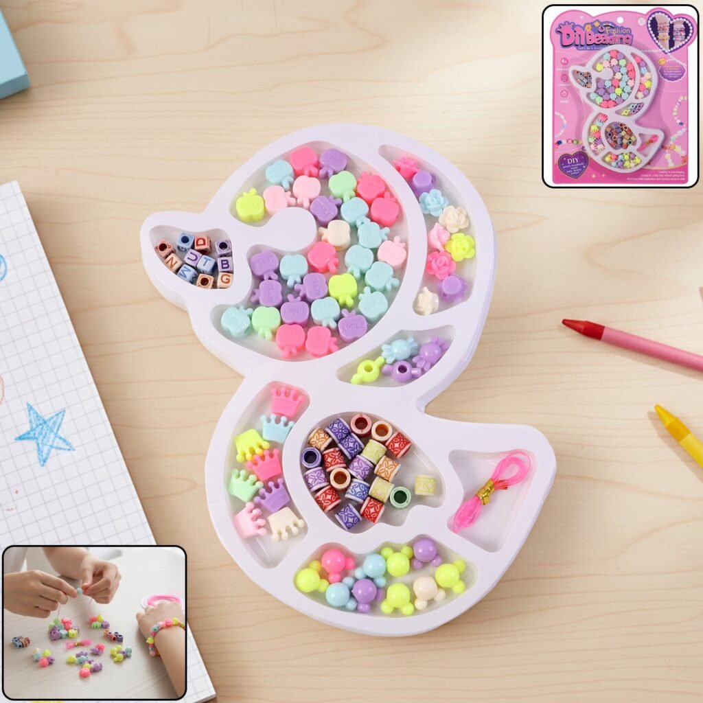 Kids Beading & Jewelry Making Kit – Creative Craft Set for Children