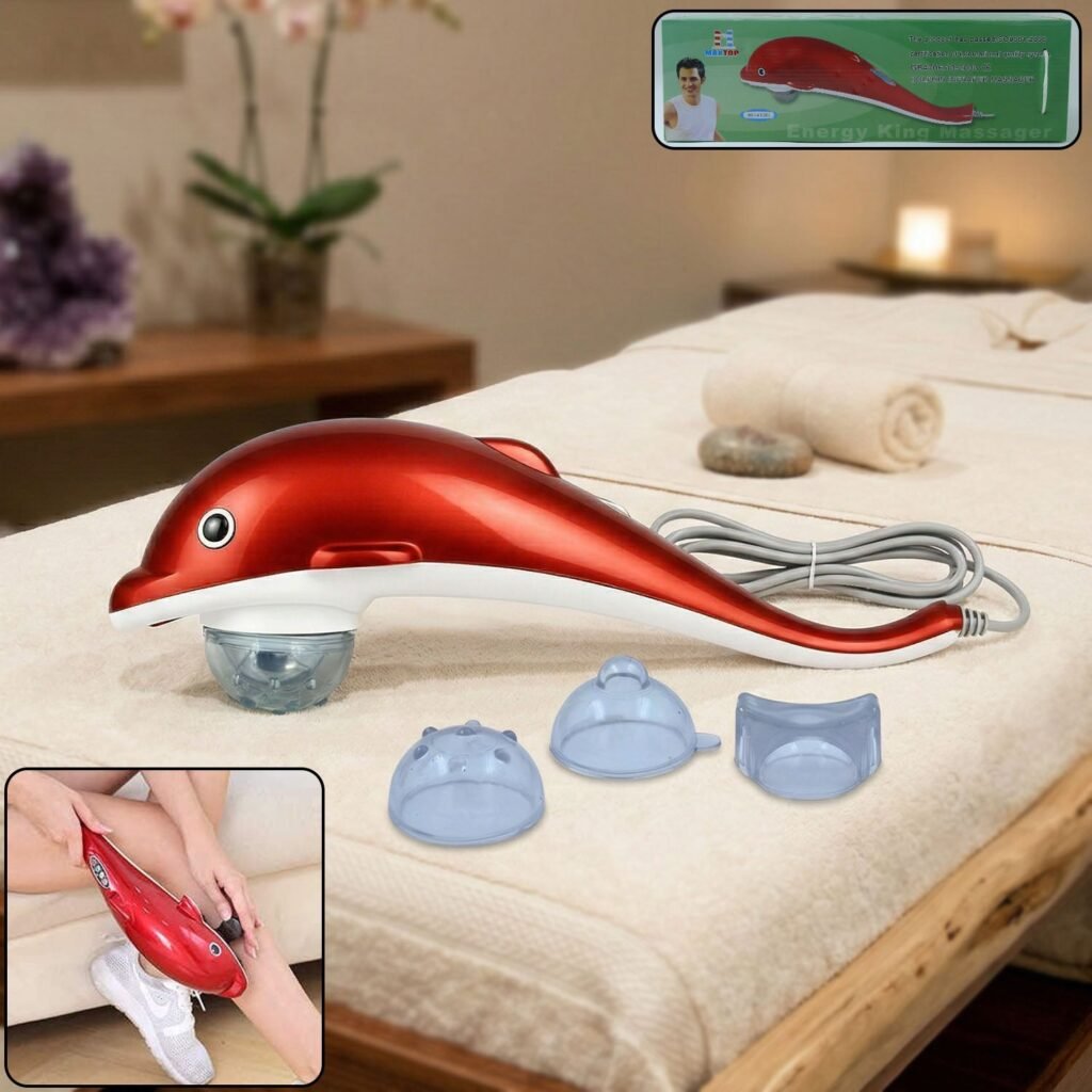 Dolphin Handheld Massager – Electric Pain & Stress Relief | Indo Glow