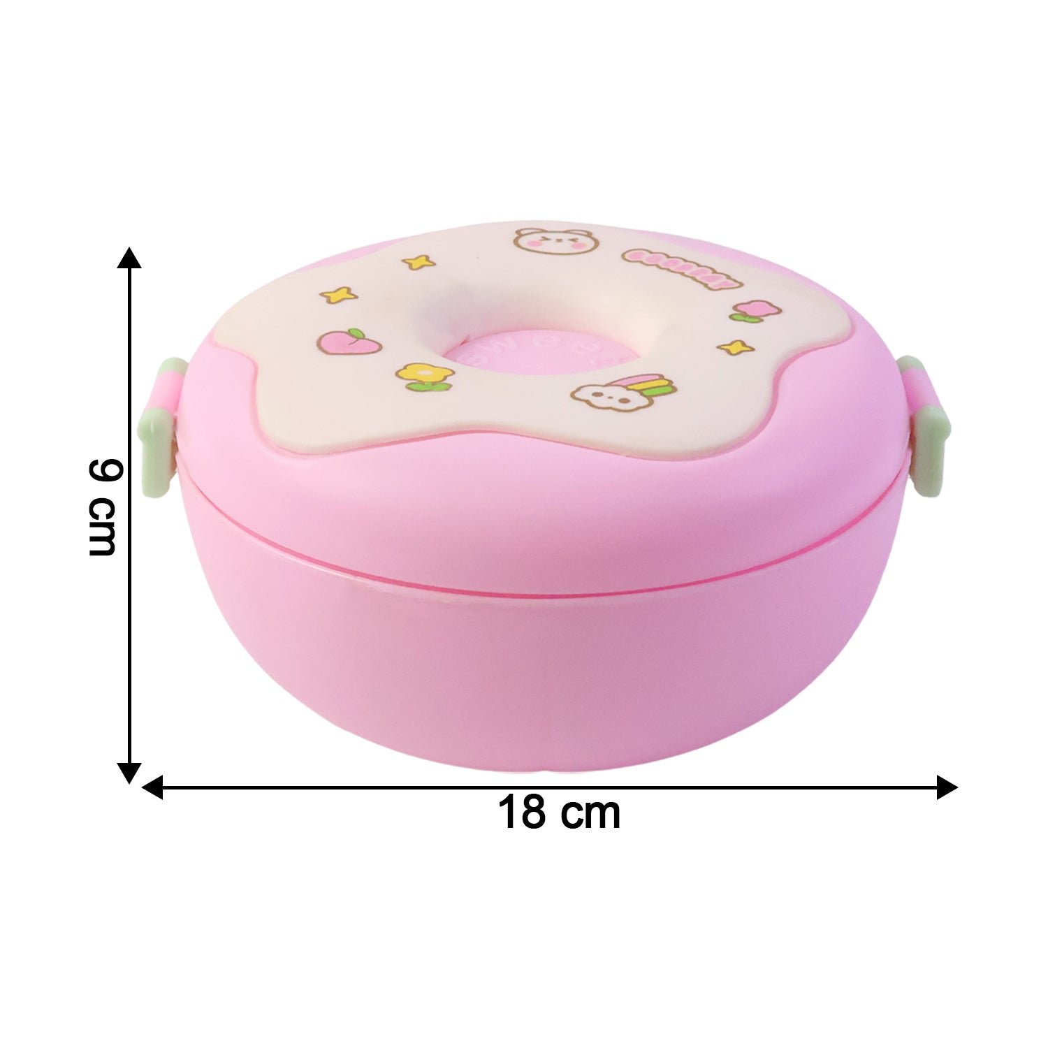 Donut Lunch Box – Insulated 3-Compartment for Kids & Adults | Lunchie Bunchie - Image 6