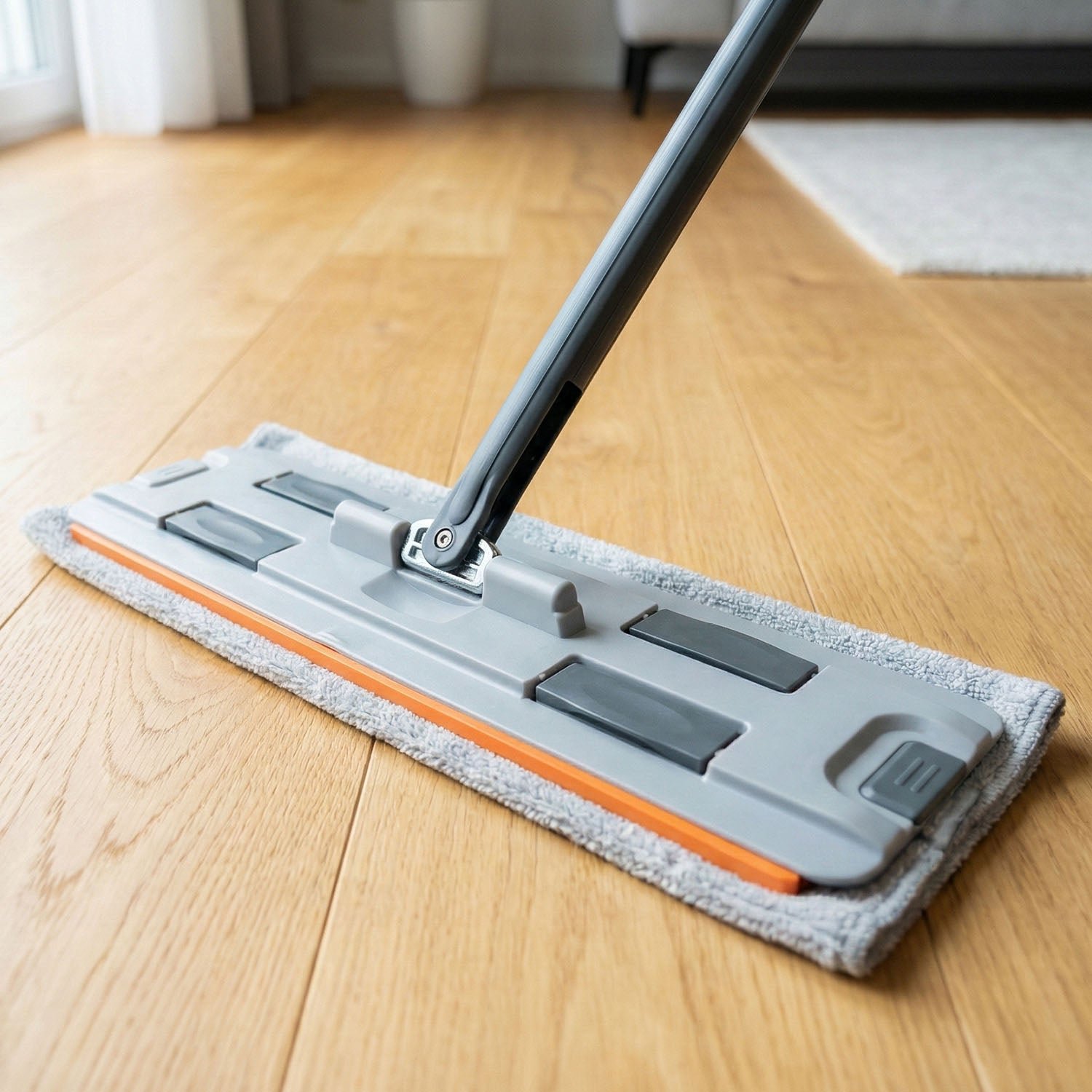 Flat Mop with Bucket Set – Big Size, Easy Press Wringer - Image 4