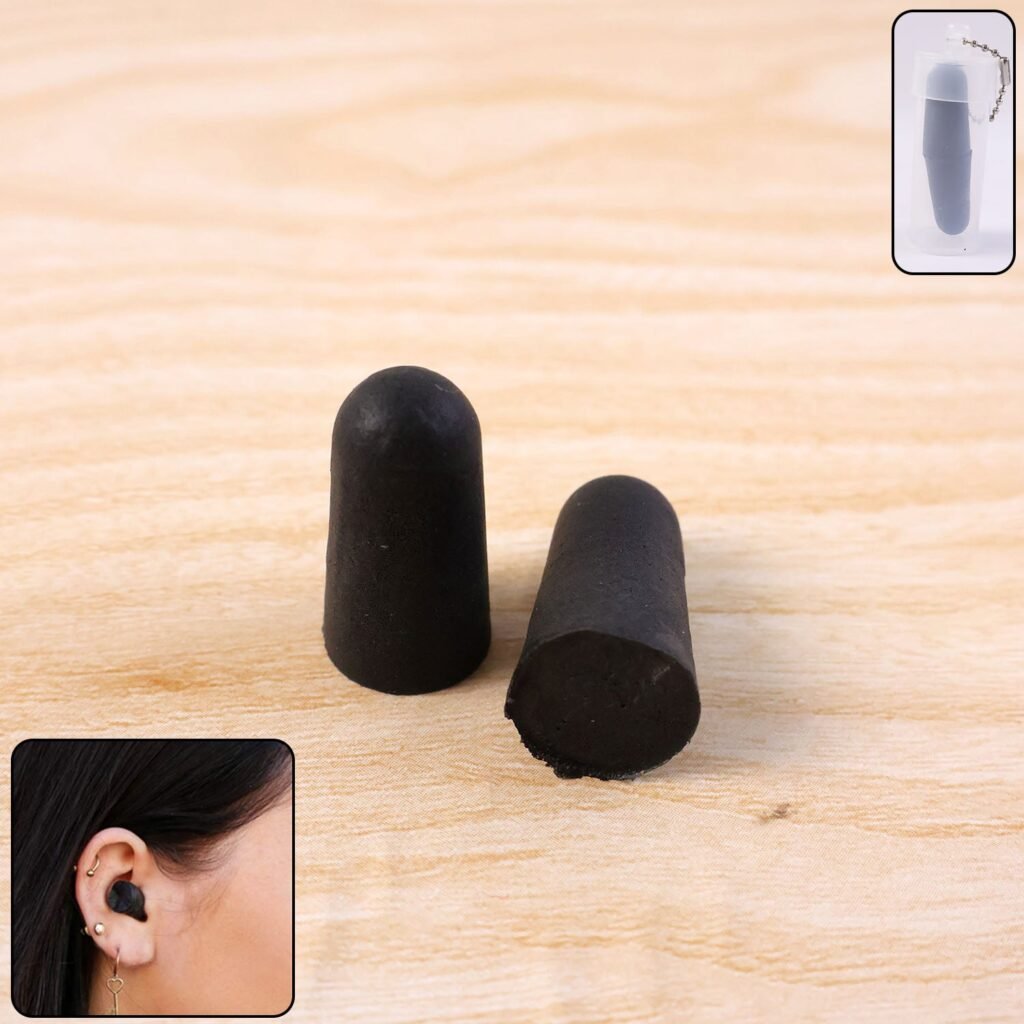 Soft Noise Reduction Ear Plugs – Comfortable & Reusable Pair