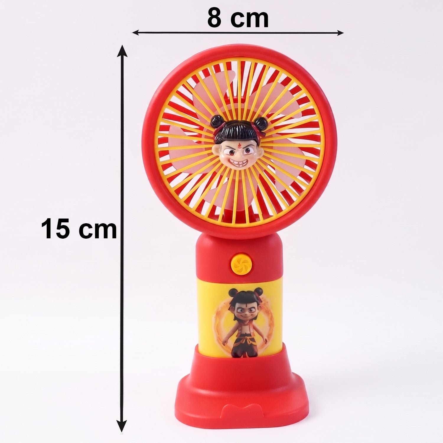 Cute Cartoon Character Mini Fan – Portable & Rechargeable for Kids - Image 6