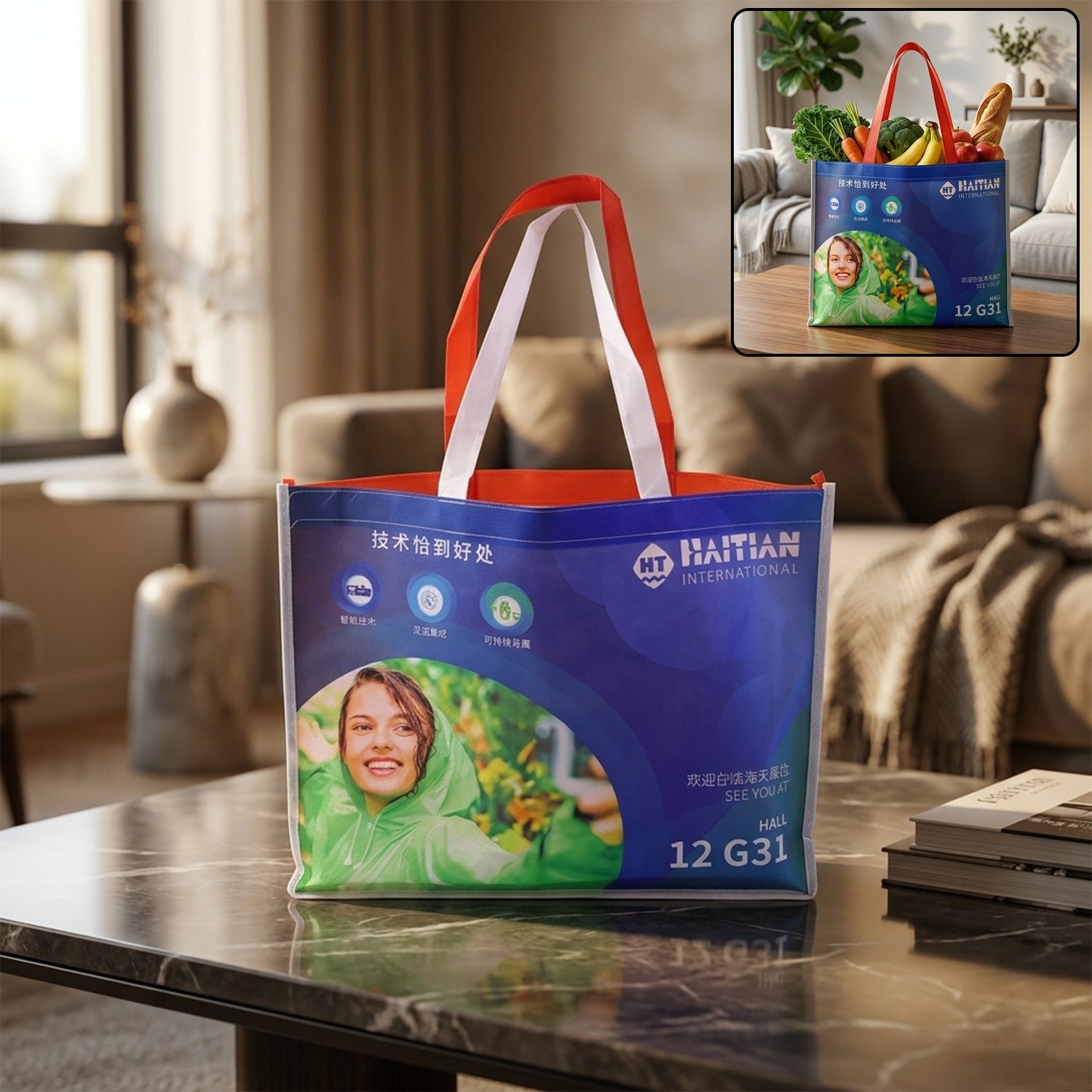 Large Multipurpose Carry Hand Bag – Spacious Durable Design for Daily Use - Image 3