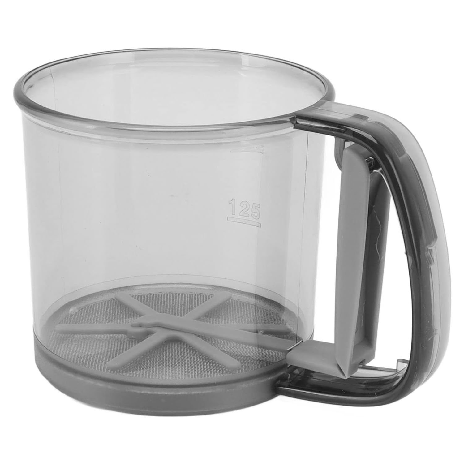 Plastic Flour Sieve Cup – Fine Mesh Filter with Handle for Baking - Image 4