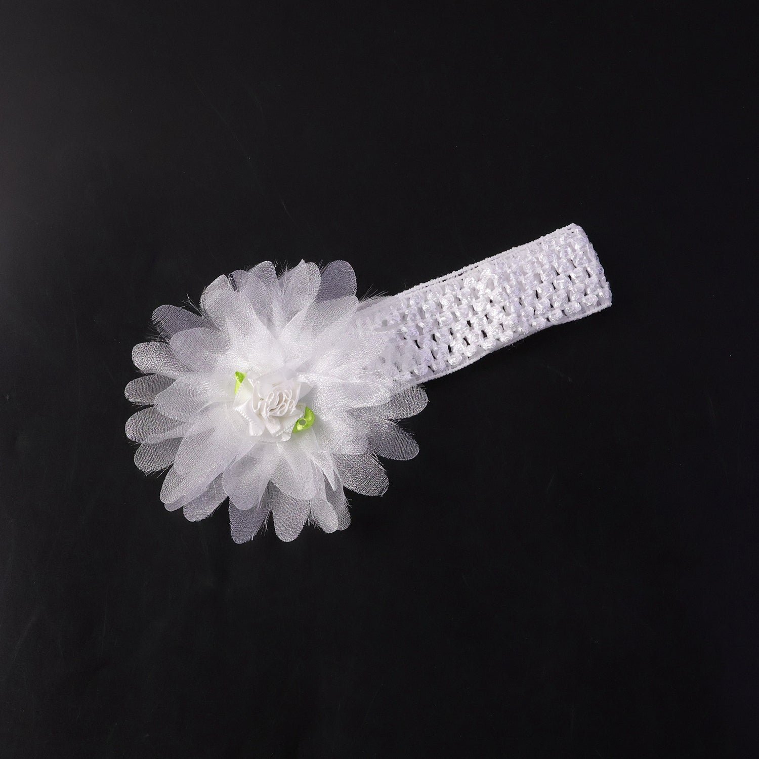 Cute Soft Elastic Floral Baby Headband – Comfortable & Stylish - Image 3