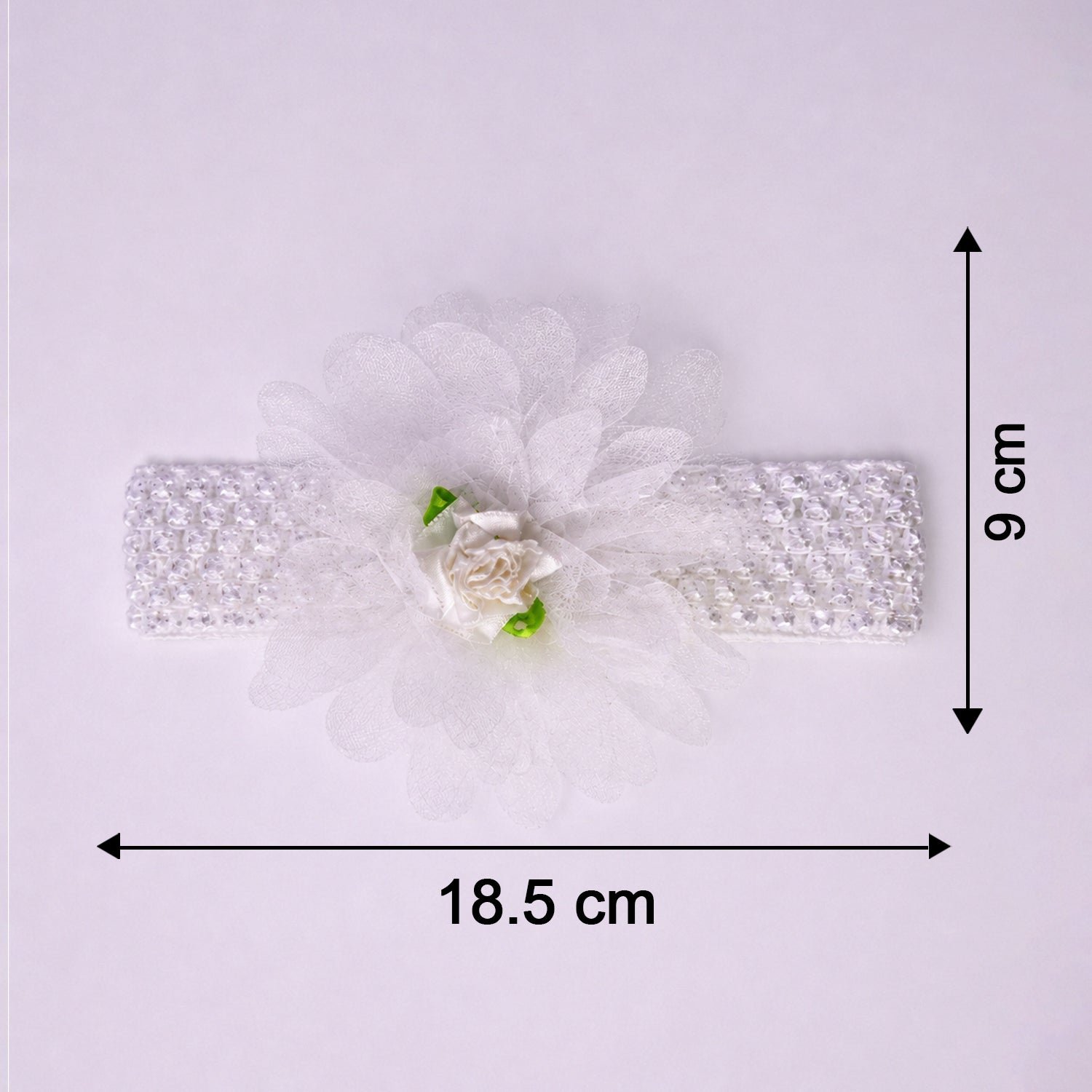 Cute Soft Elastic Floral Baby Headband – Comfortable & Stylish - Image 6