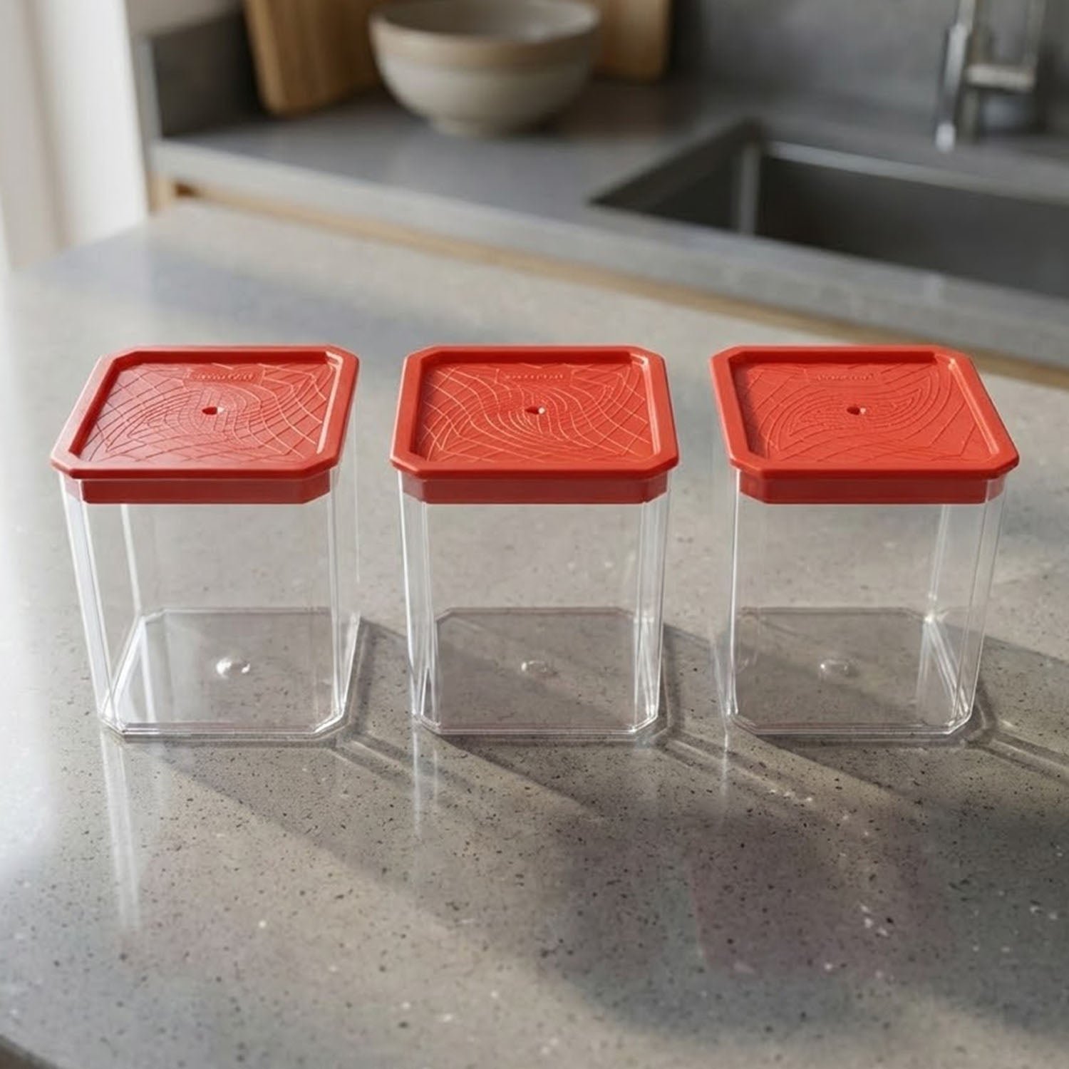 Airtight Food Storage Container Set – 3 Pieces, 350 ml Each - Image 3