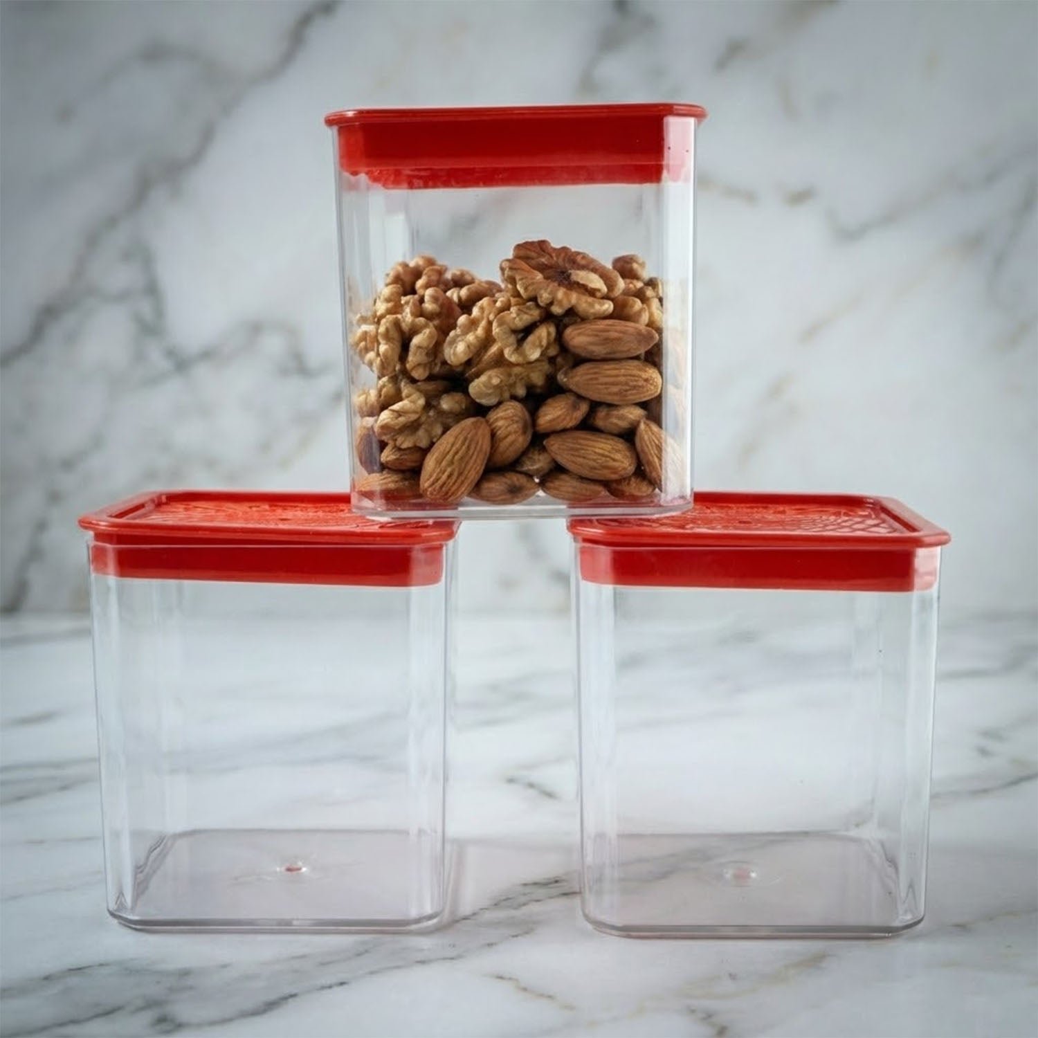 Airtight Food Storage Container Set – 3 Pieces, 350 ml Each - Image 4